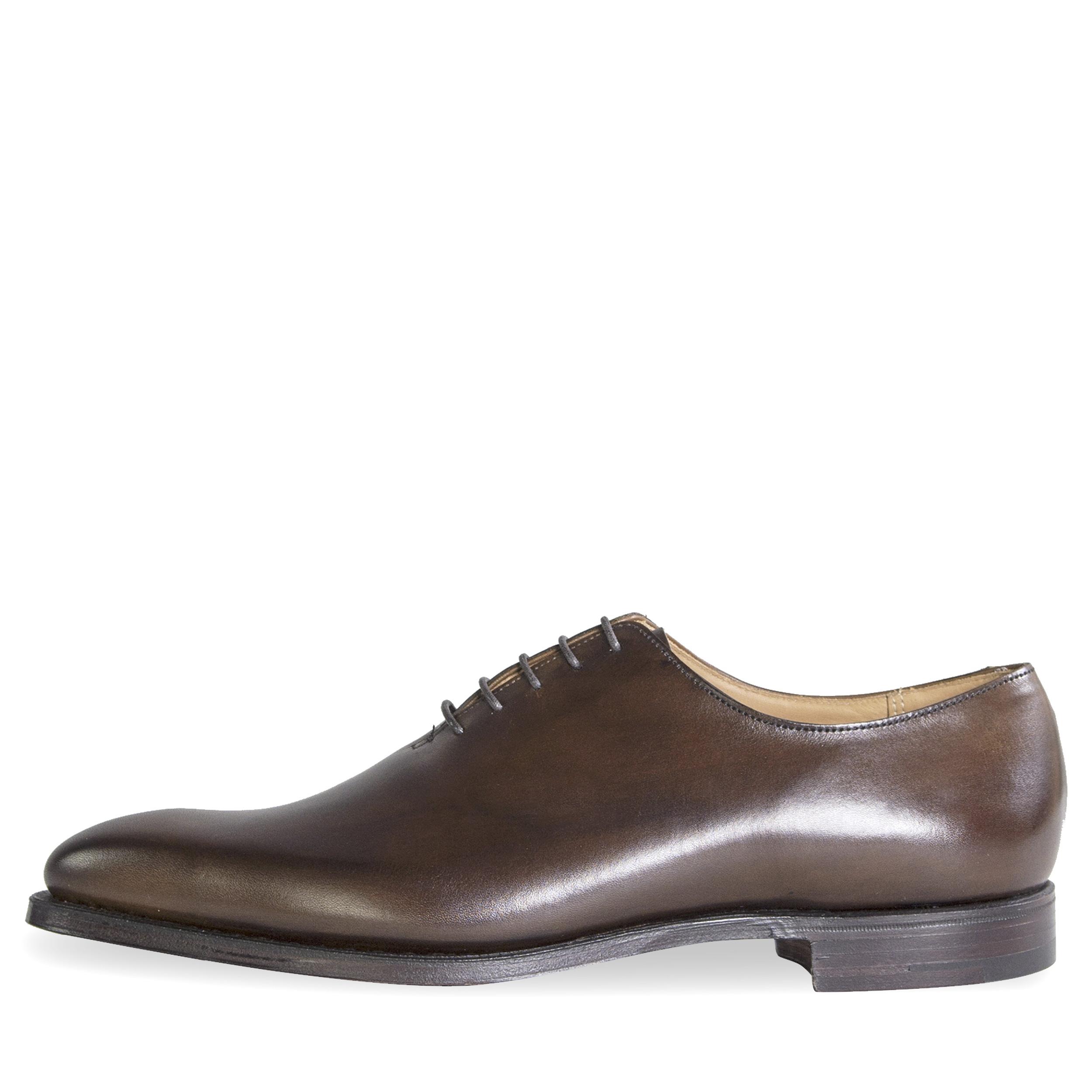 Crockett and Jones 'alex' Burnished Calf Leather Shoes Brown for Men