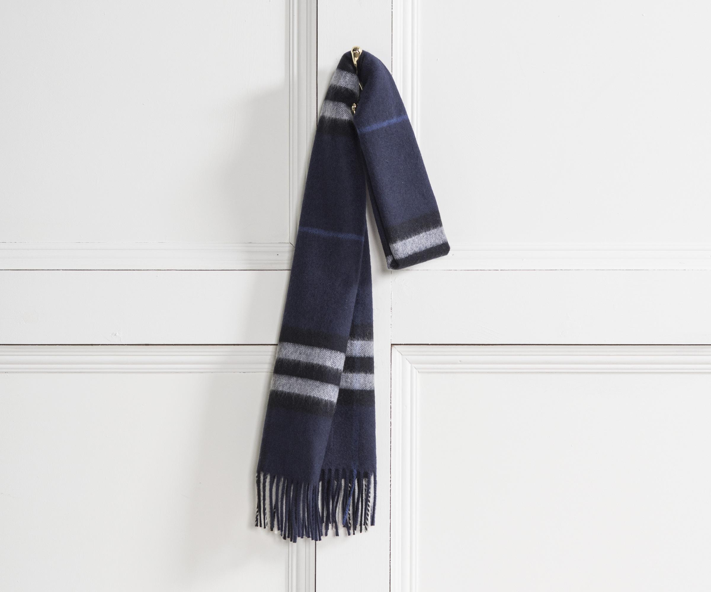 giant icon check cashmere scarf burberry