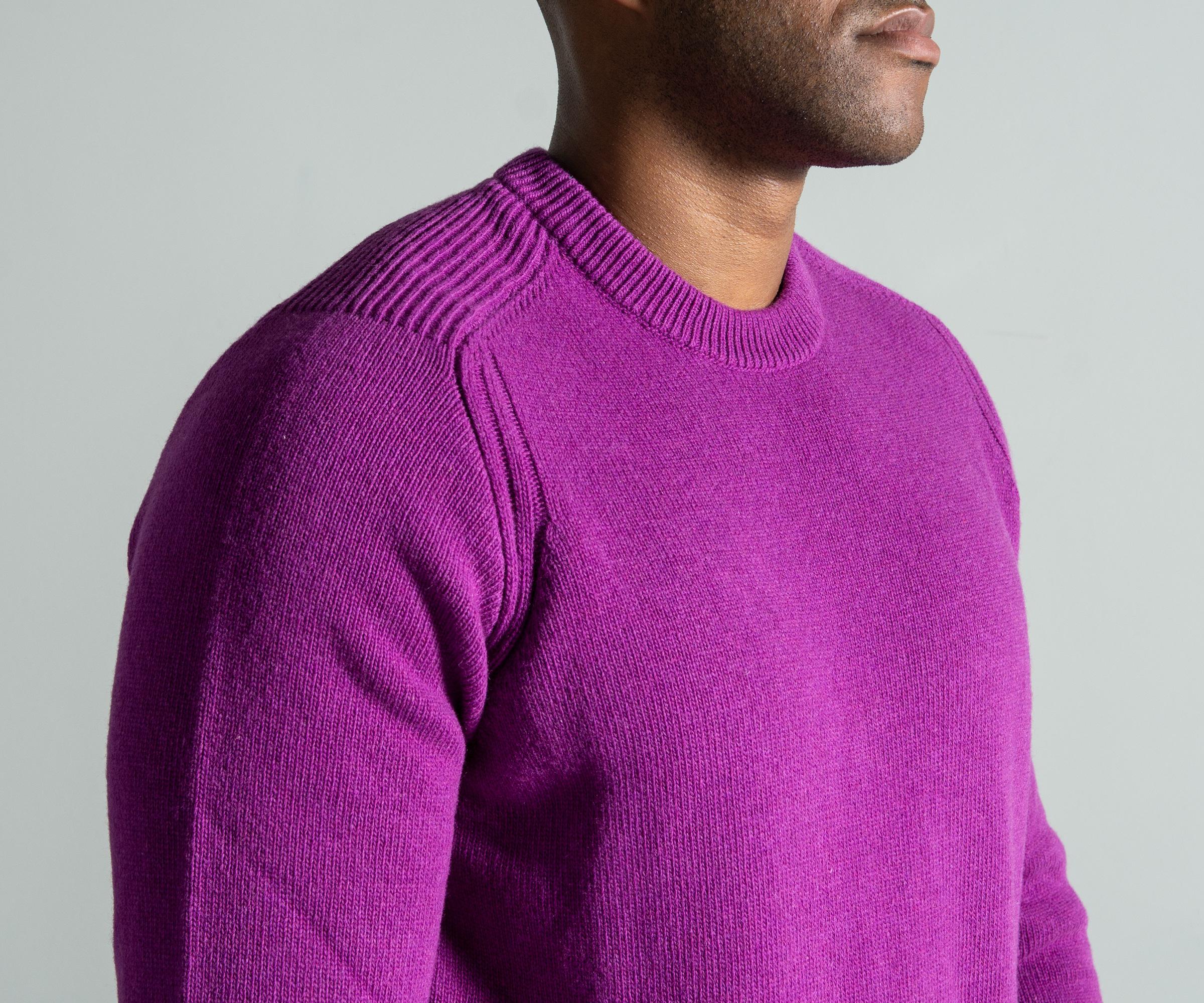 Stone Island Crew Neck Knit Magenta in Purple for Men Lyst UK