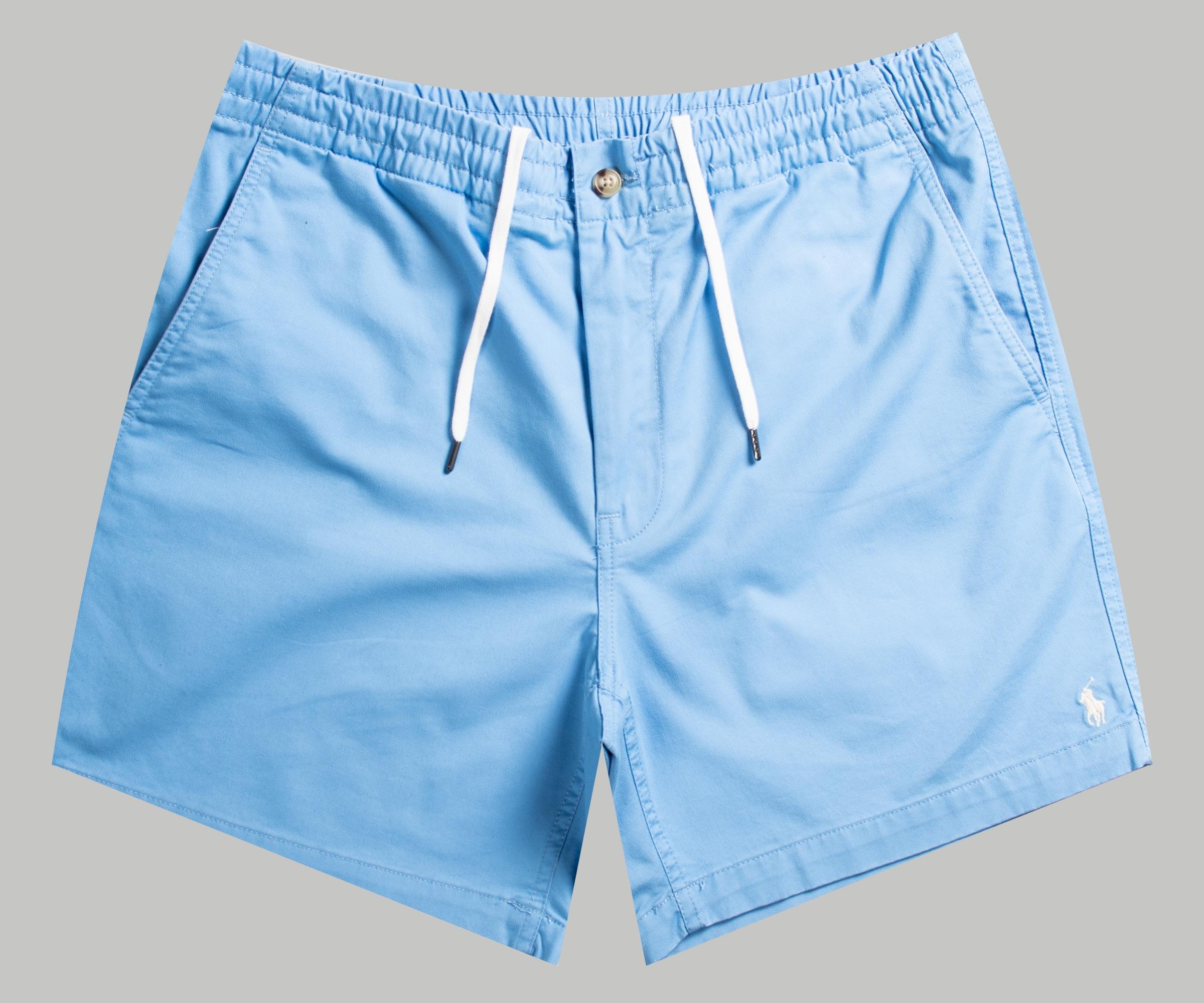 Polo Ralph Lauren Cotton Stretch Classic Fit Shorts Sky Blue for Men - Lyst