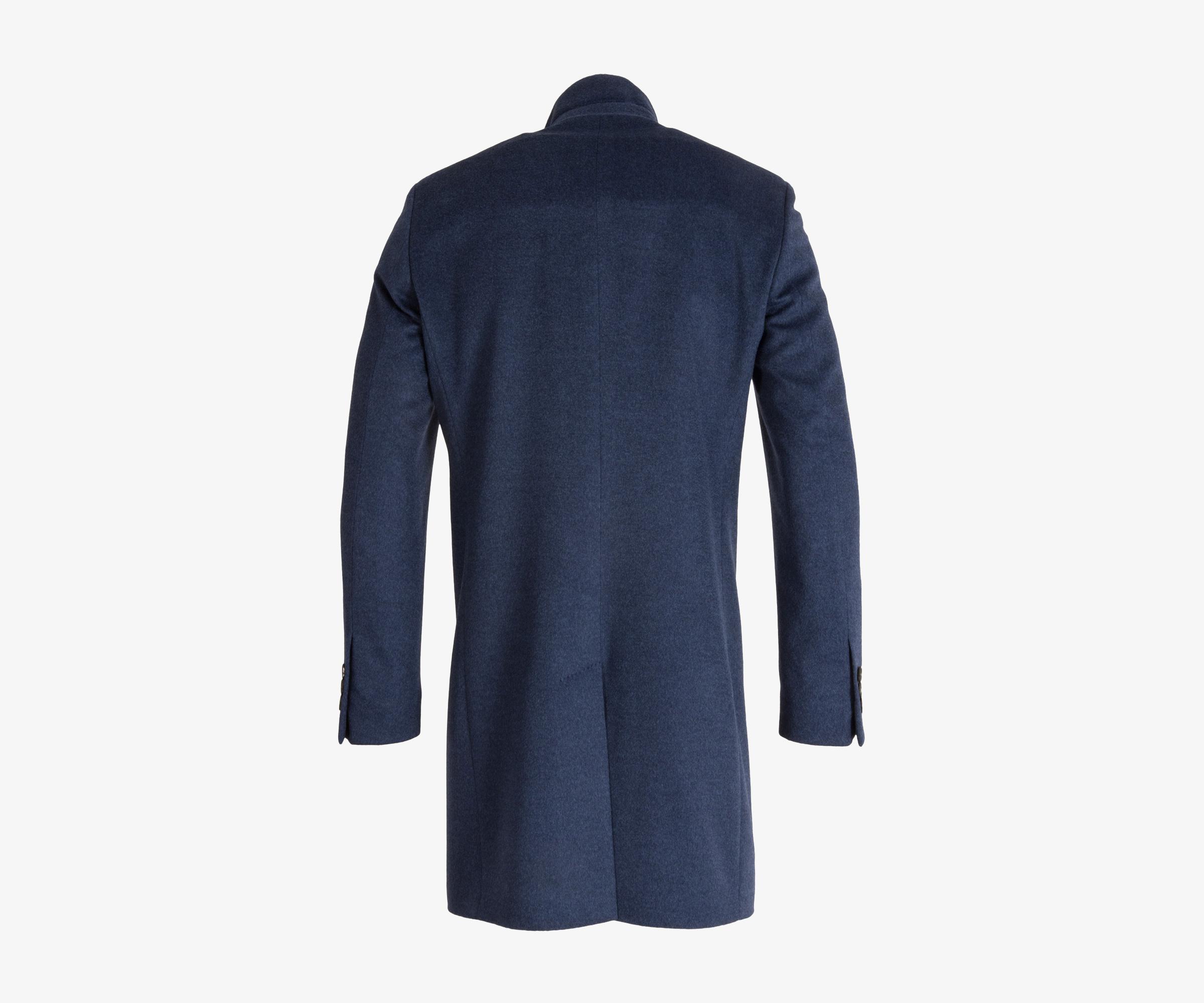 BOSS by HUGO BOSS 'nye' Luxury Cashmere & Wool Overcoat Winter Blue for Men  - Lyst