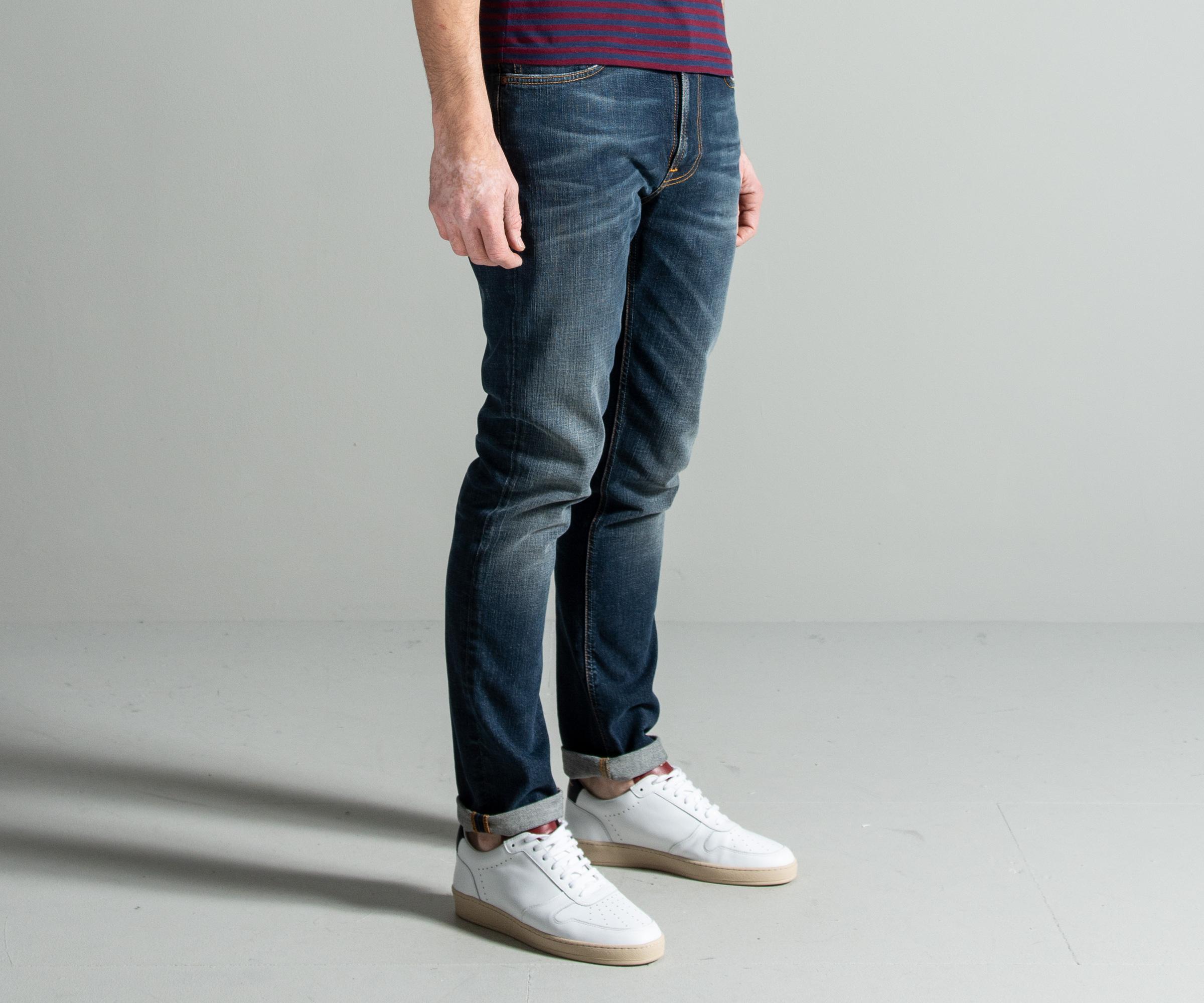 nudie jeans lean dean dark blues