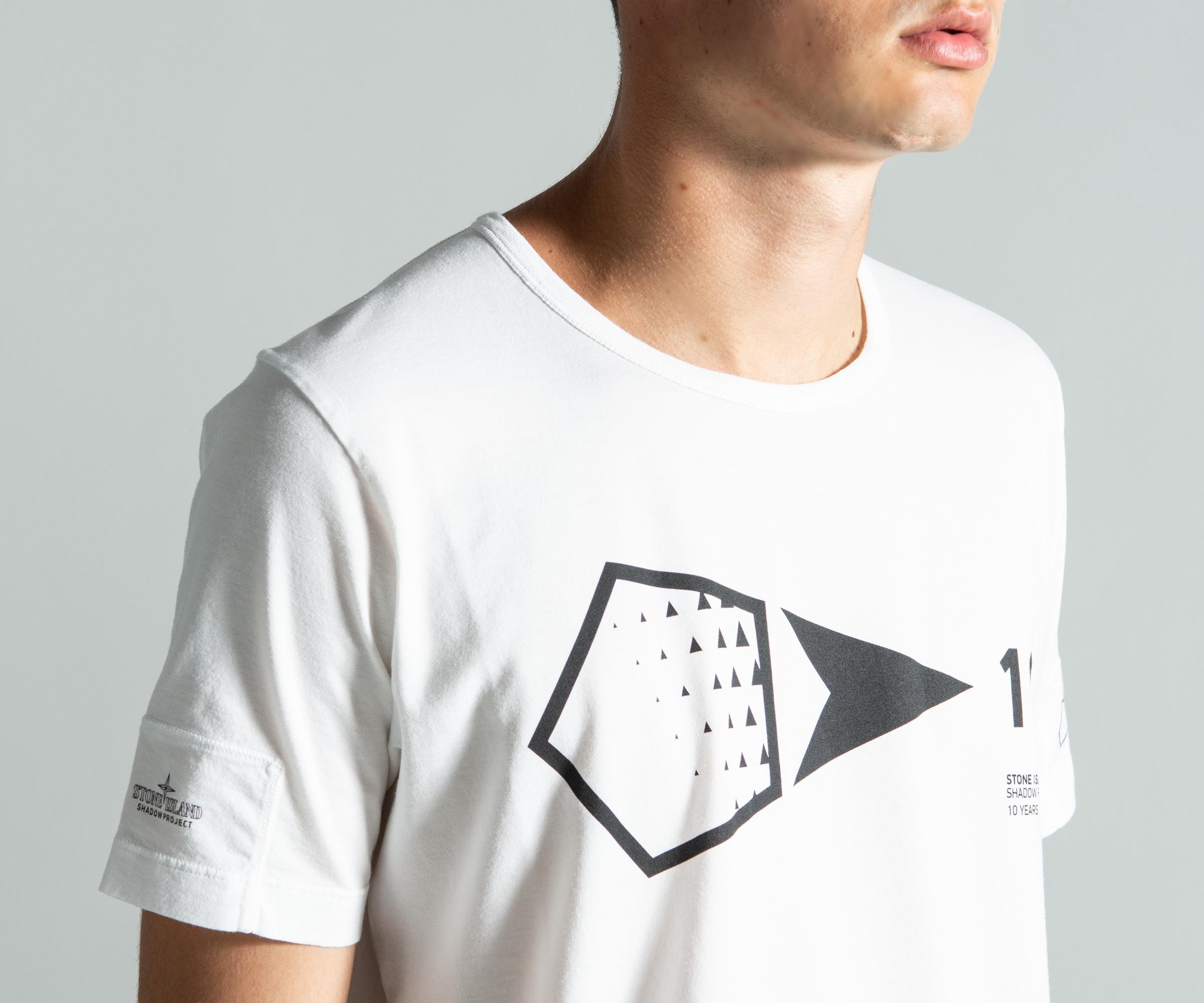Stone Island Shadow Project Cotton 10th Anniversary Printed T-shirt White  for Men - Lyst