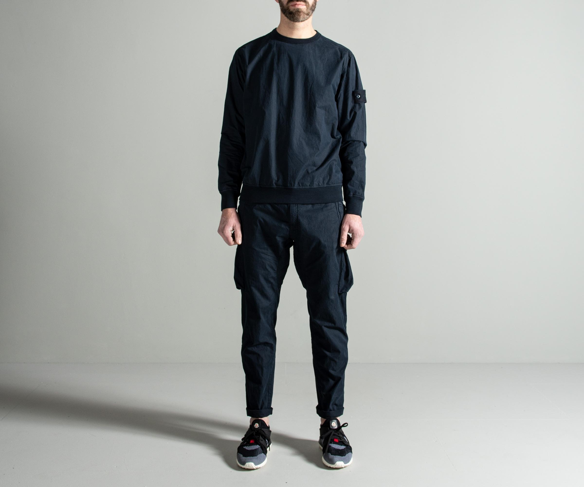 stone island ghost sweatshirt navy