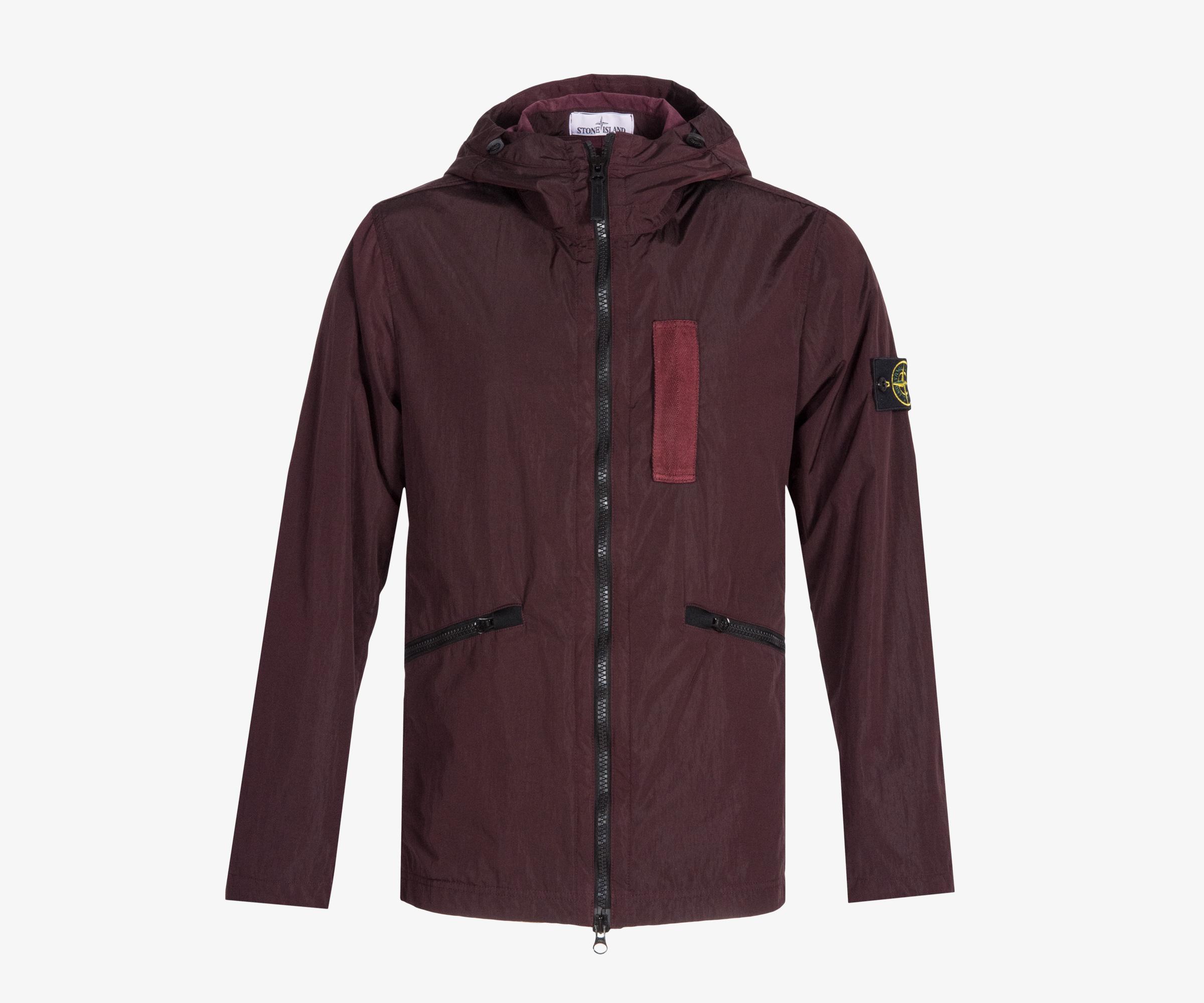 stone island nylon metal flock