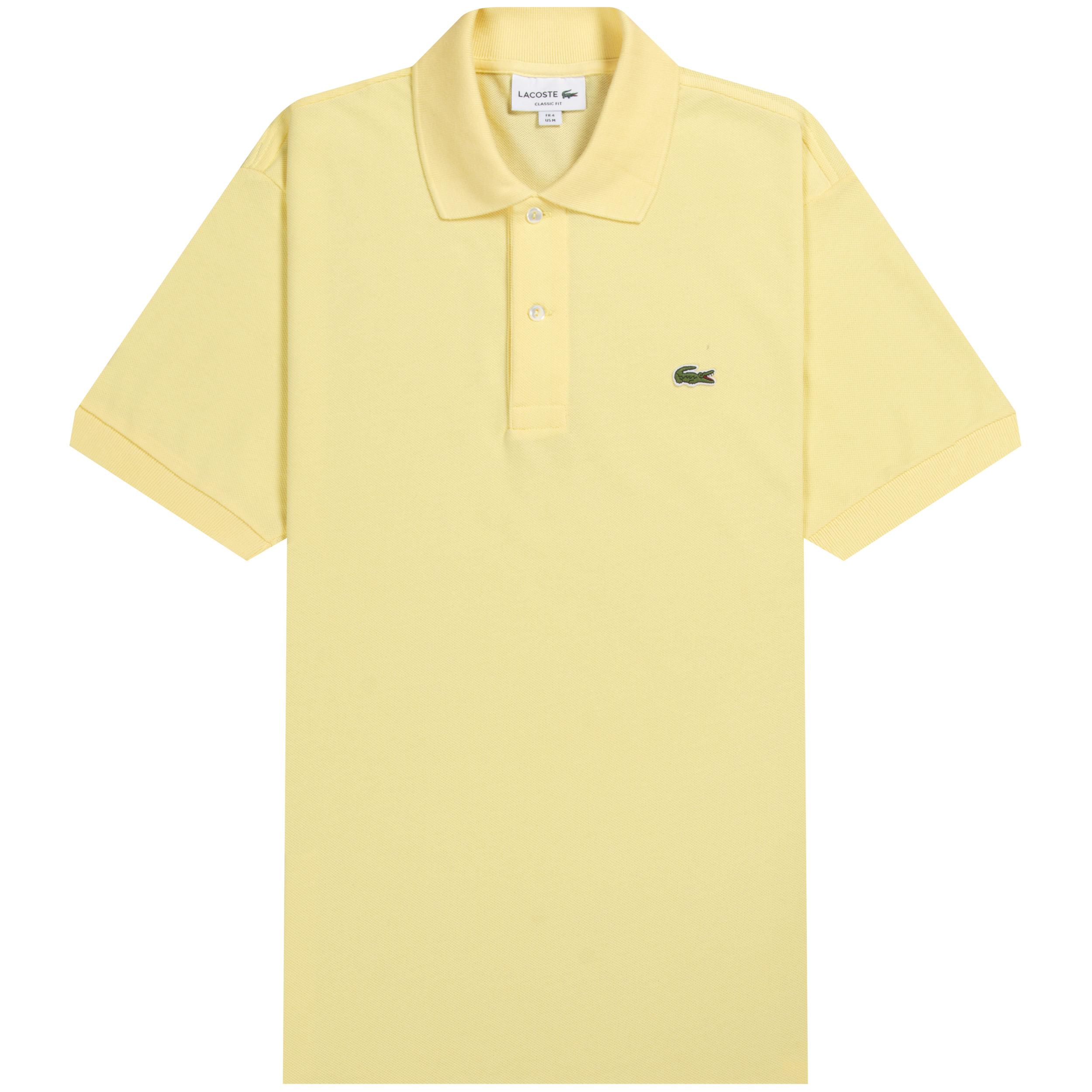 lacoste lemon polo shirt