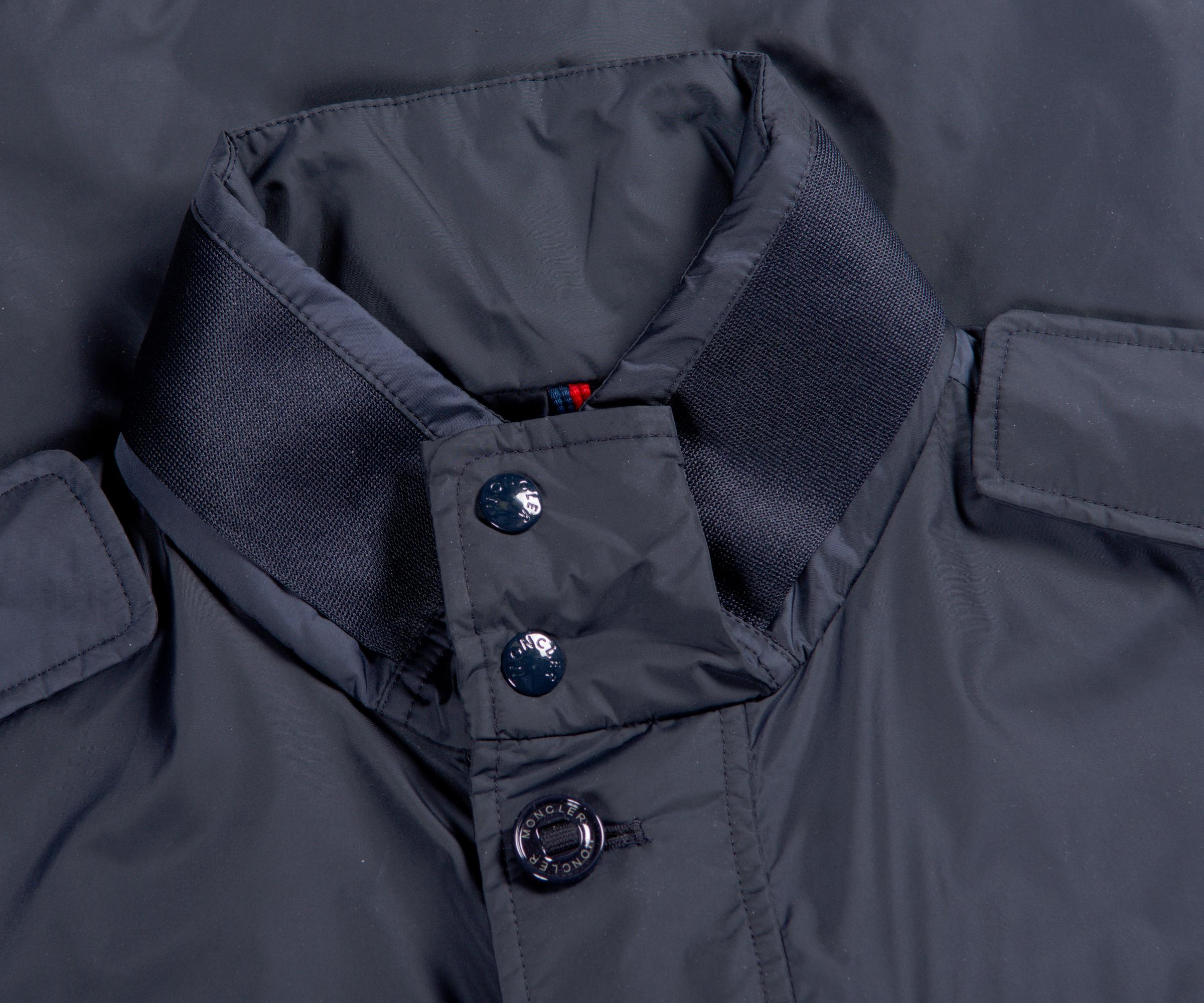 Moncler Synthetic 'lez' Nylon Field Jacket Navy in Blue for Men - Lyst