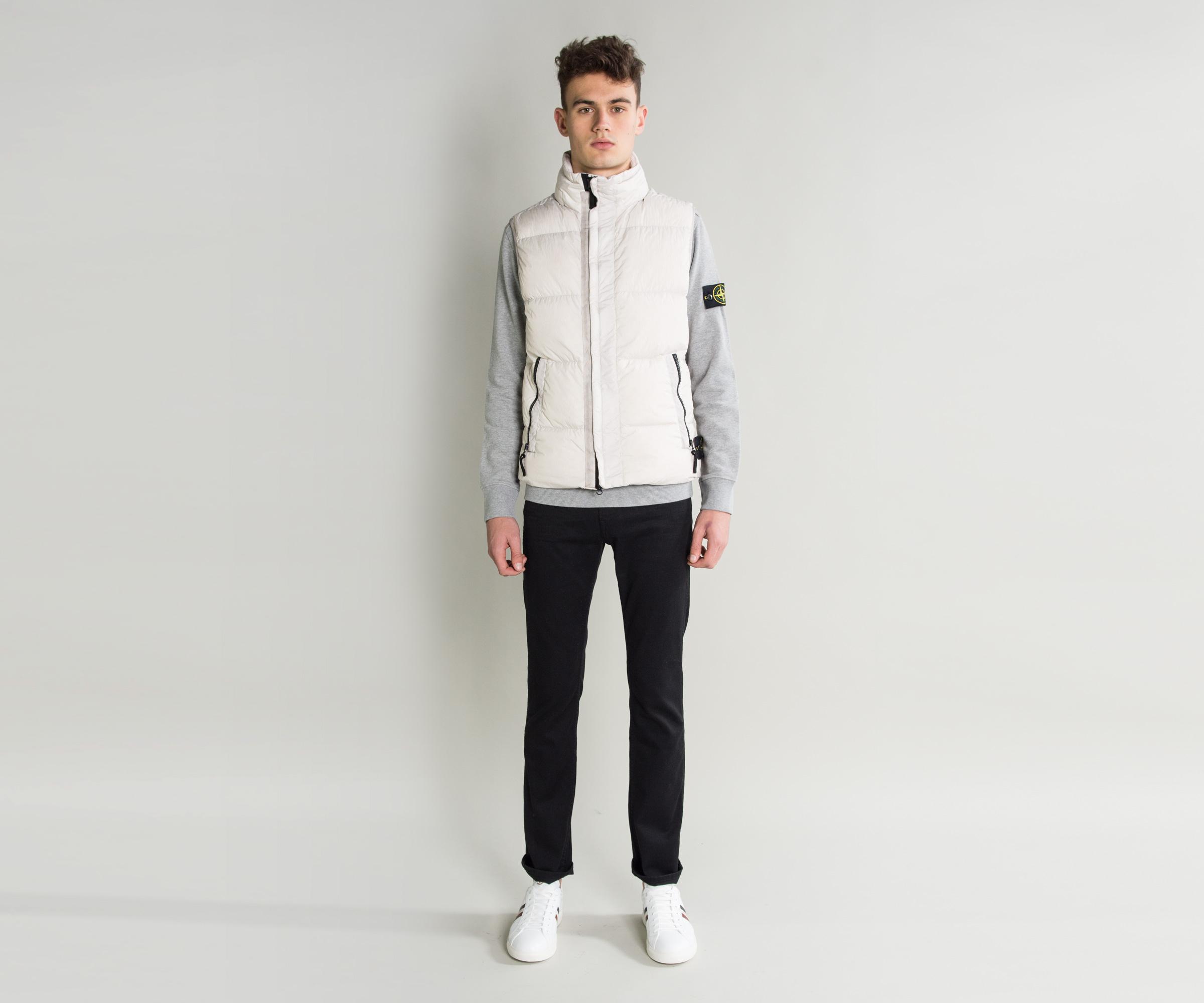 stone island garment dyed gilet