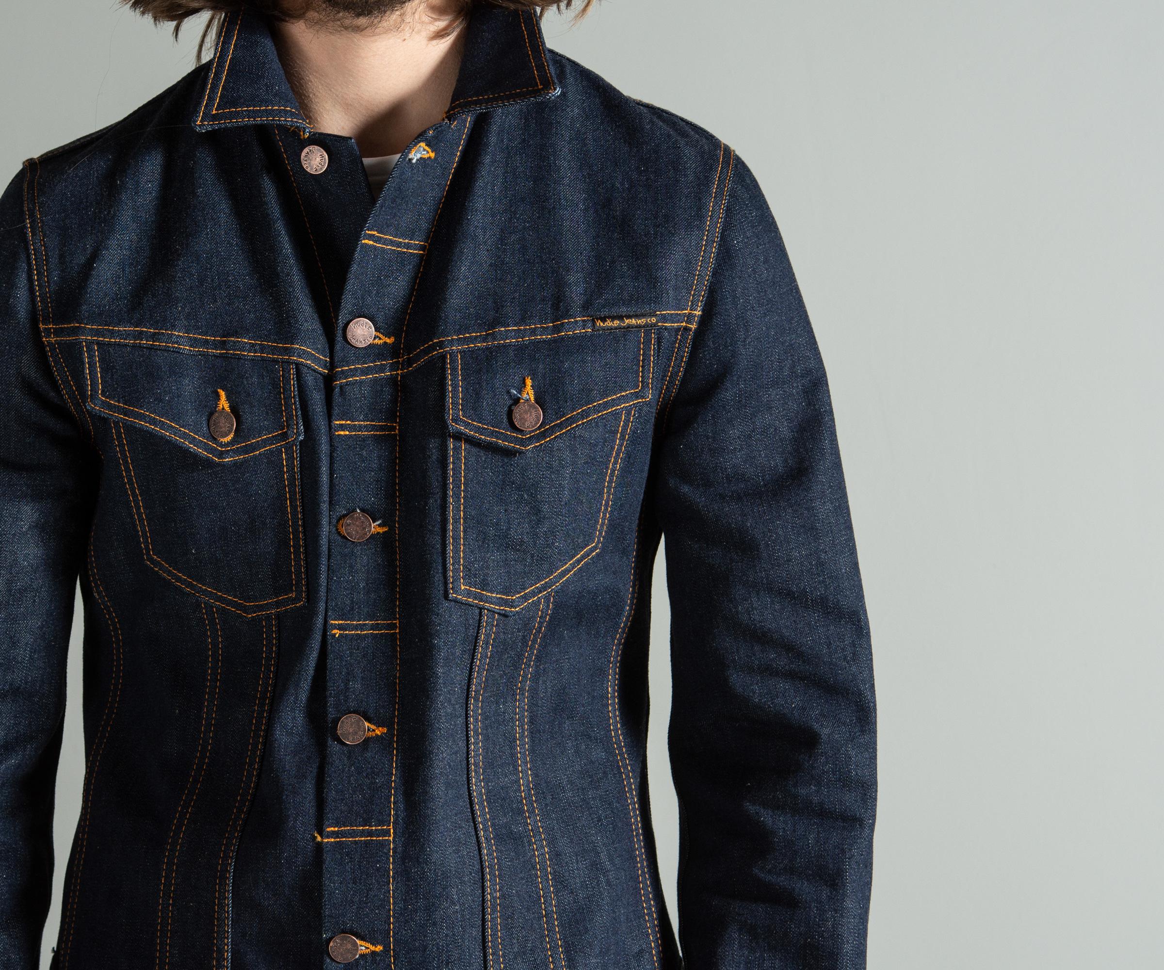 Nudie Jeans 'billy' Raw Denim Jacket Dry Ring in Indigo (Blue) for Men -  Lyst