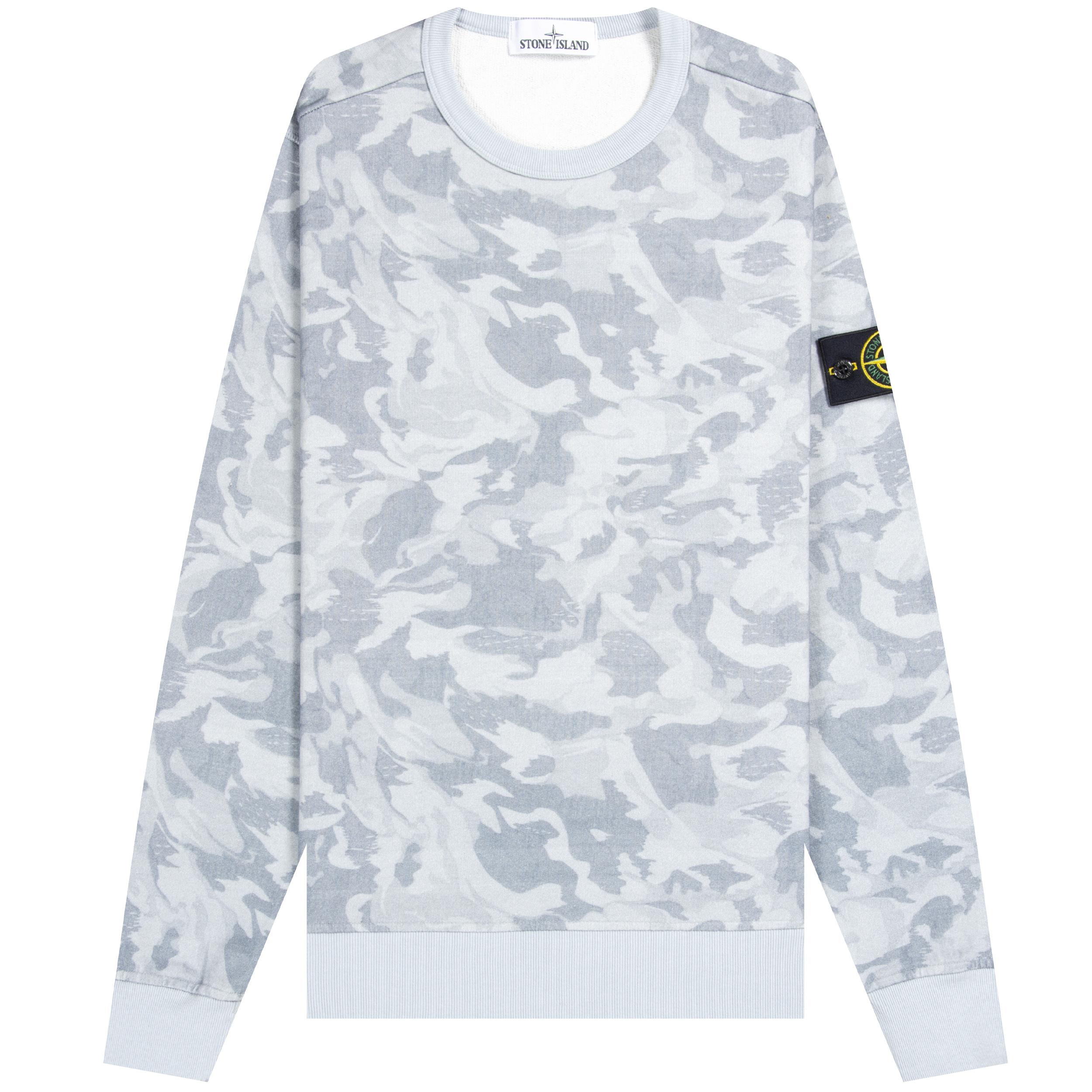 stone island camo sweatshirt