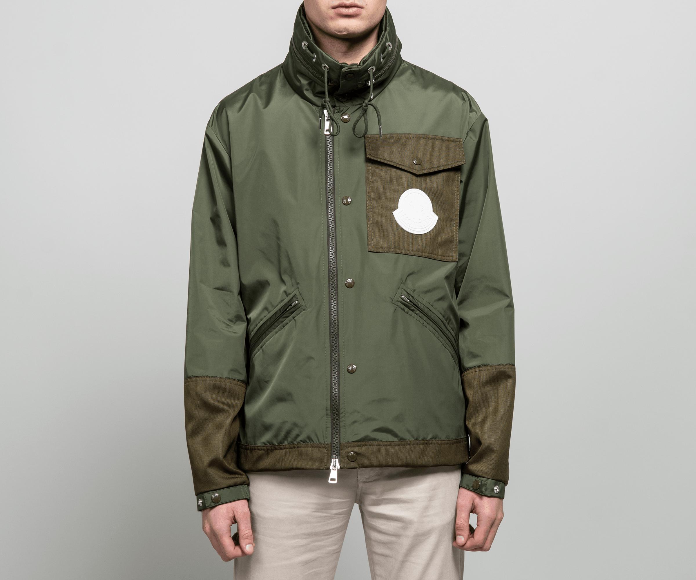 moncler olive green jacket