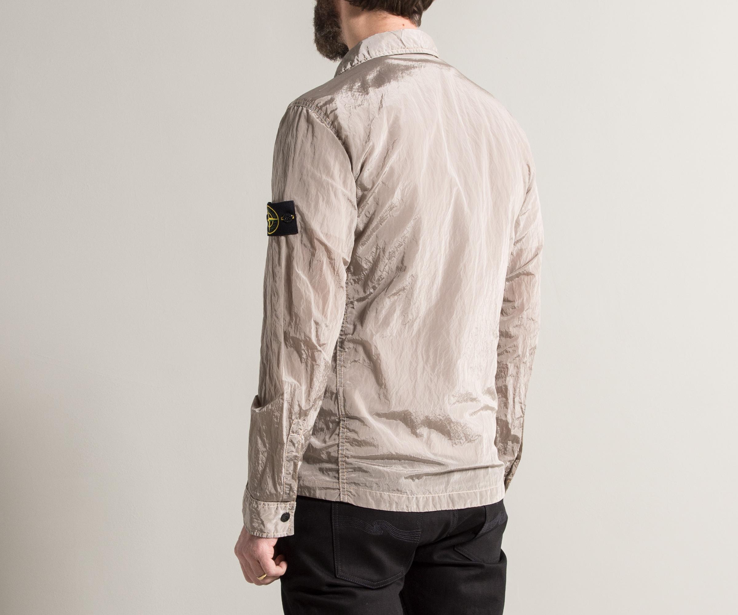 salmon stone island jacket