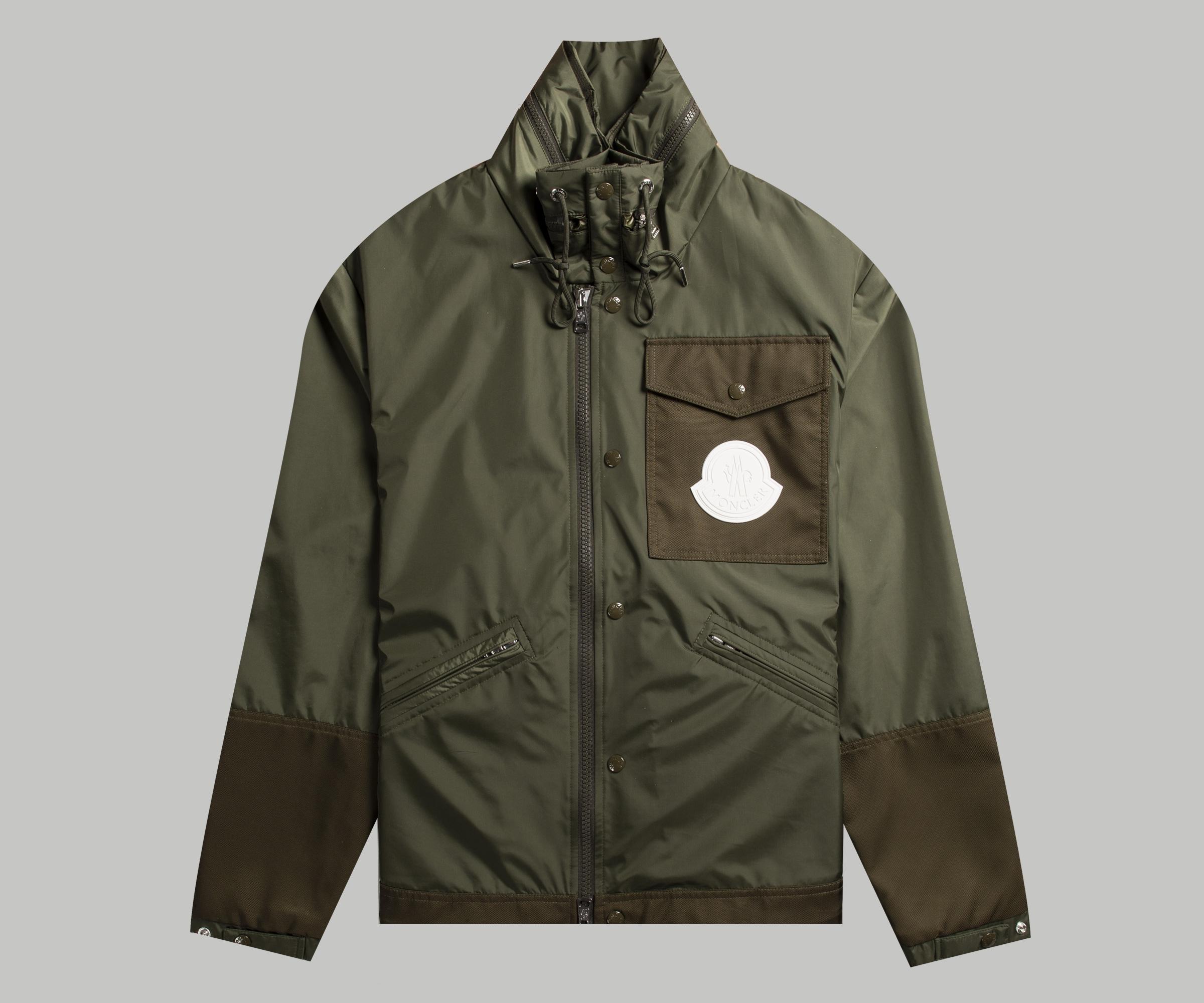 moncler olive green jacket