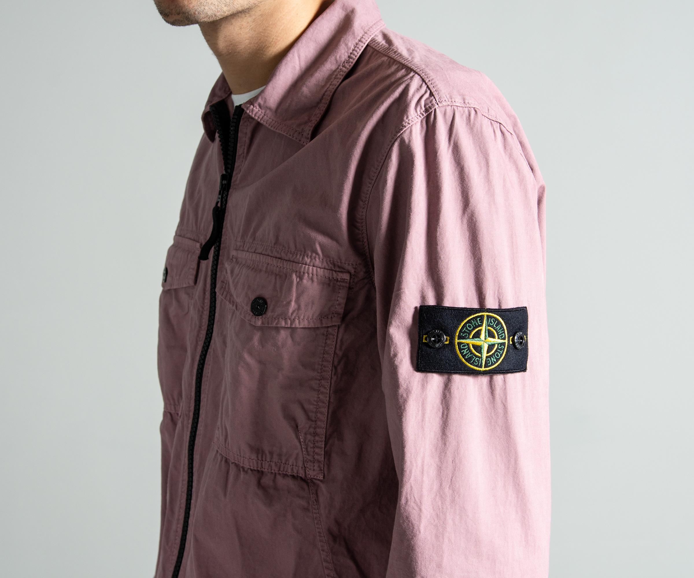 stone island overshirt mauve
