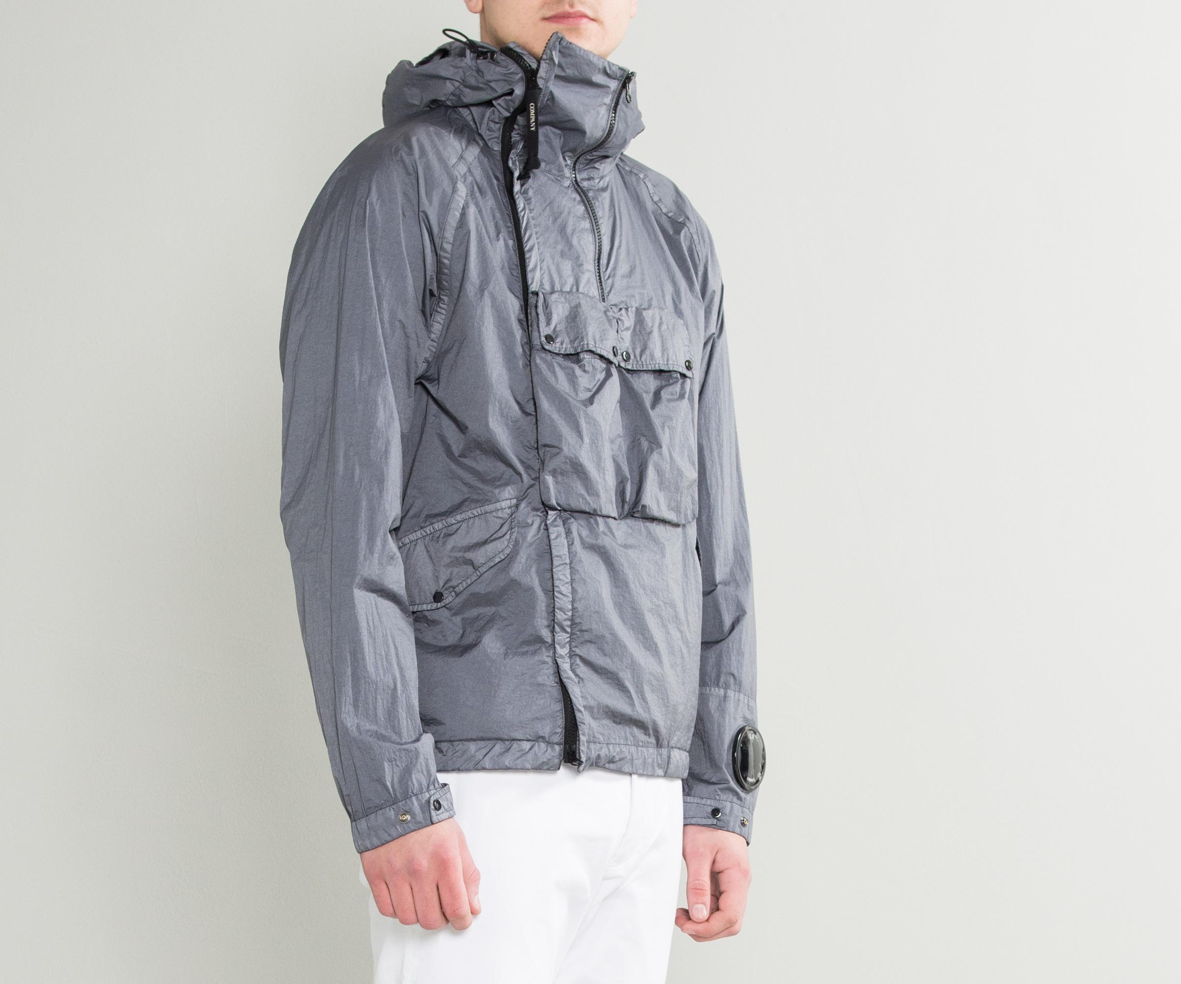 C.P. Company Synthetic 'nyfoil' Goggle Double Zip Utility Jacket Grey in  Gray for Men - Lyst