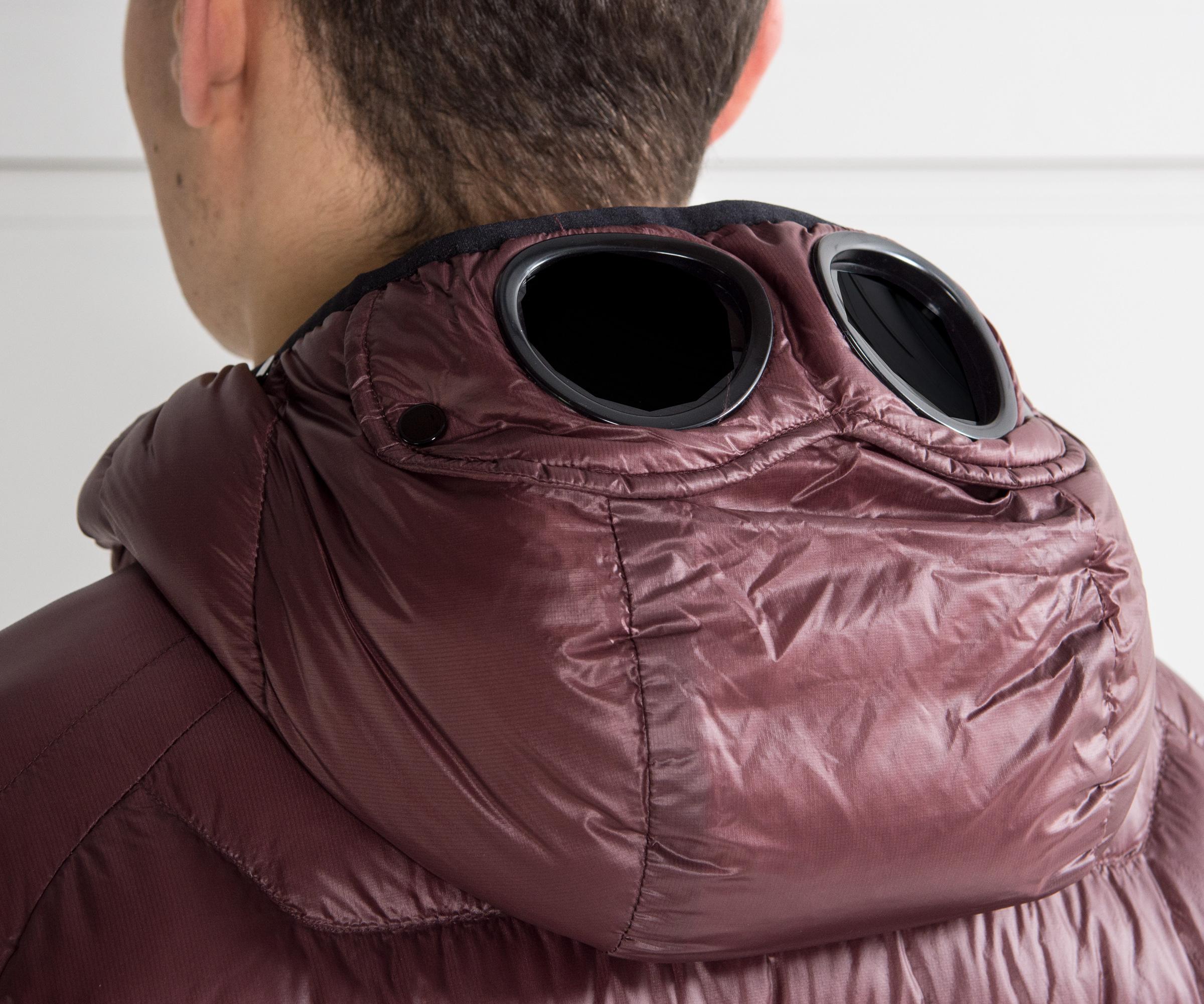 hood with goggles jacket