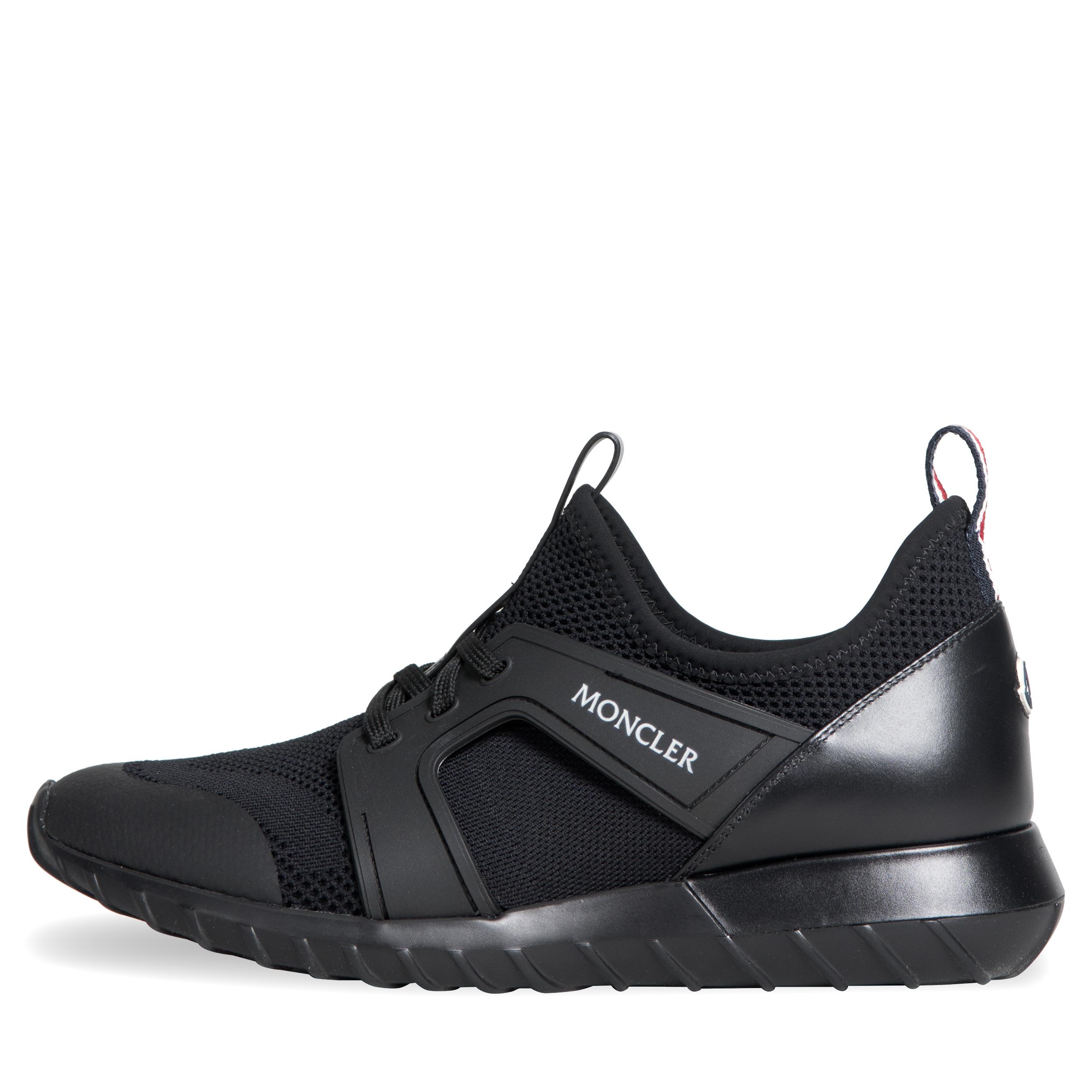 moncler suede mesh runner