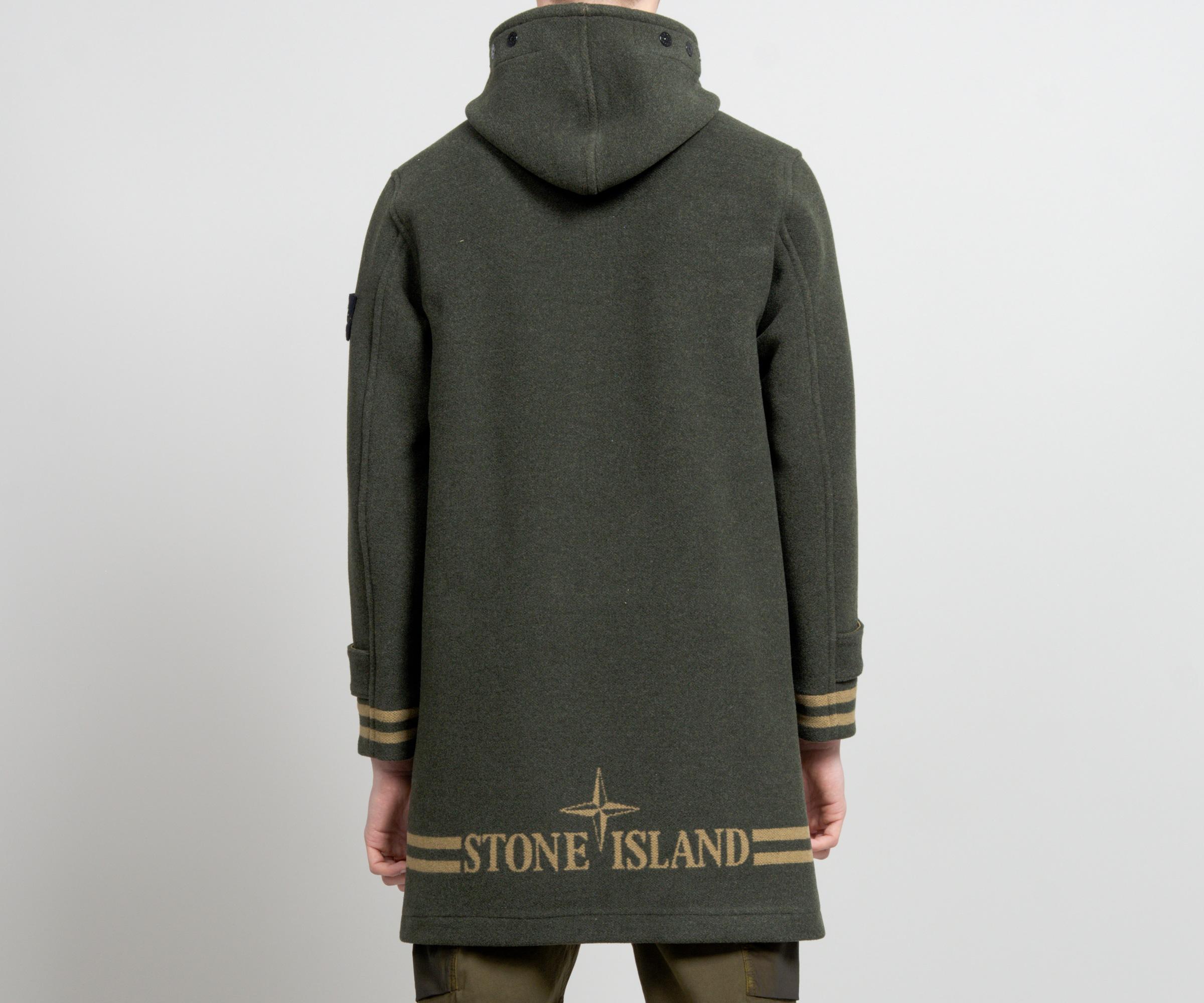 stone island wool jacket