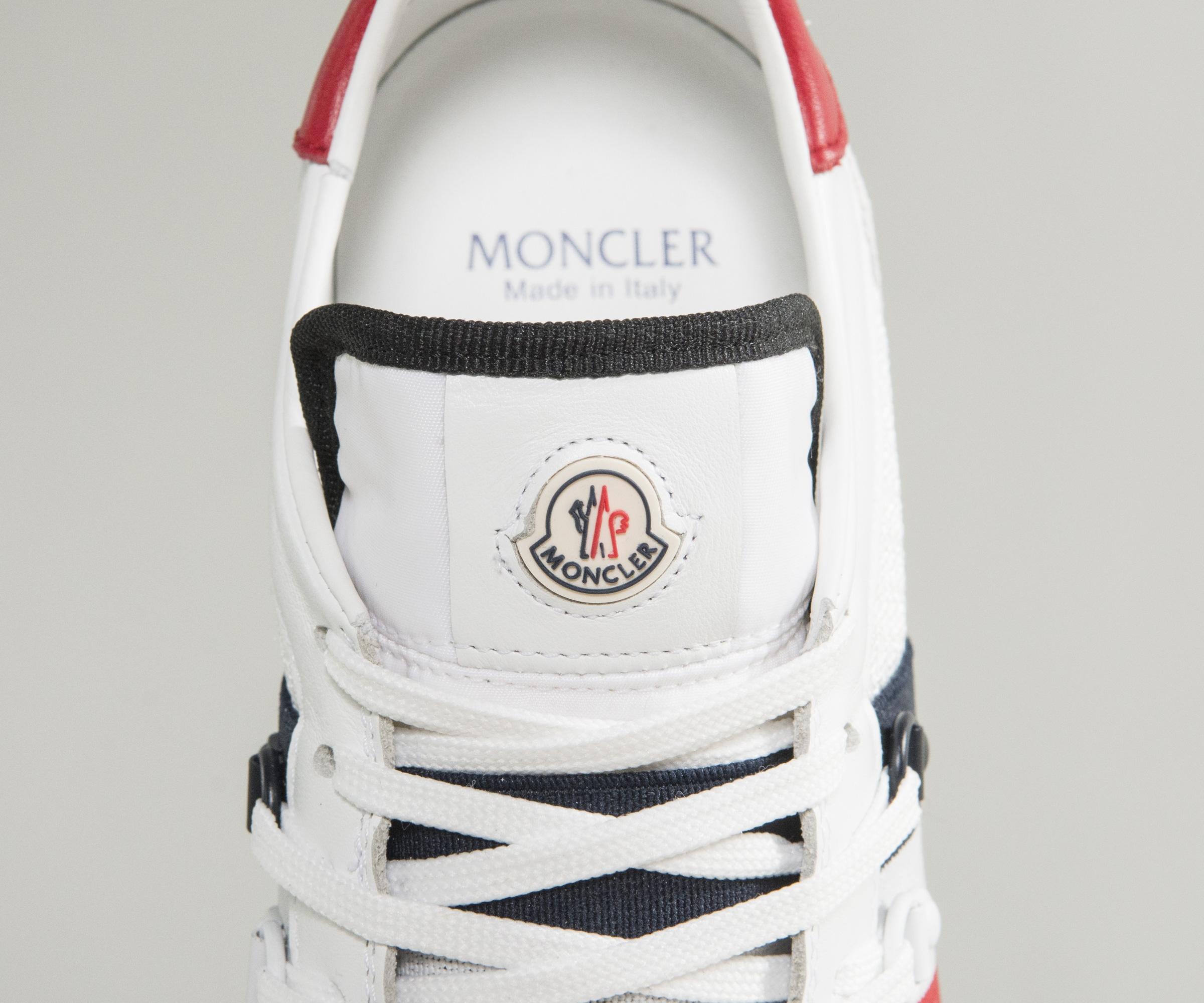 moncler white trainers