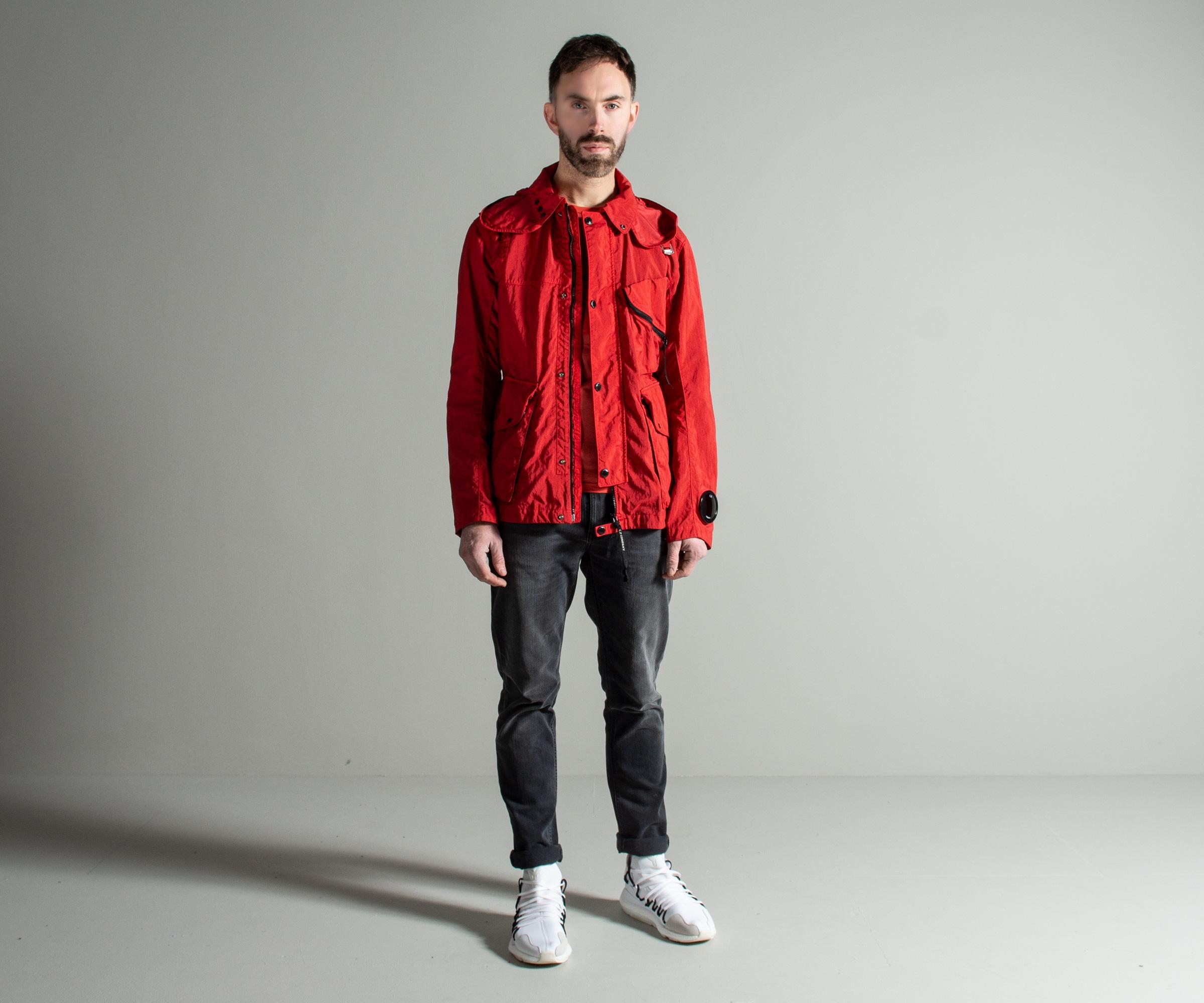 C P Company Synthetic 'la Mille' Jacket Quartz Red for Men - Lyst