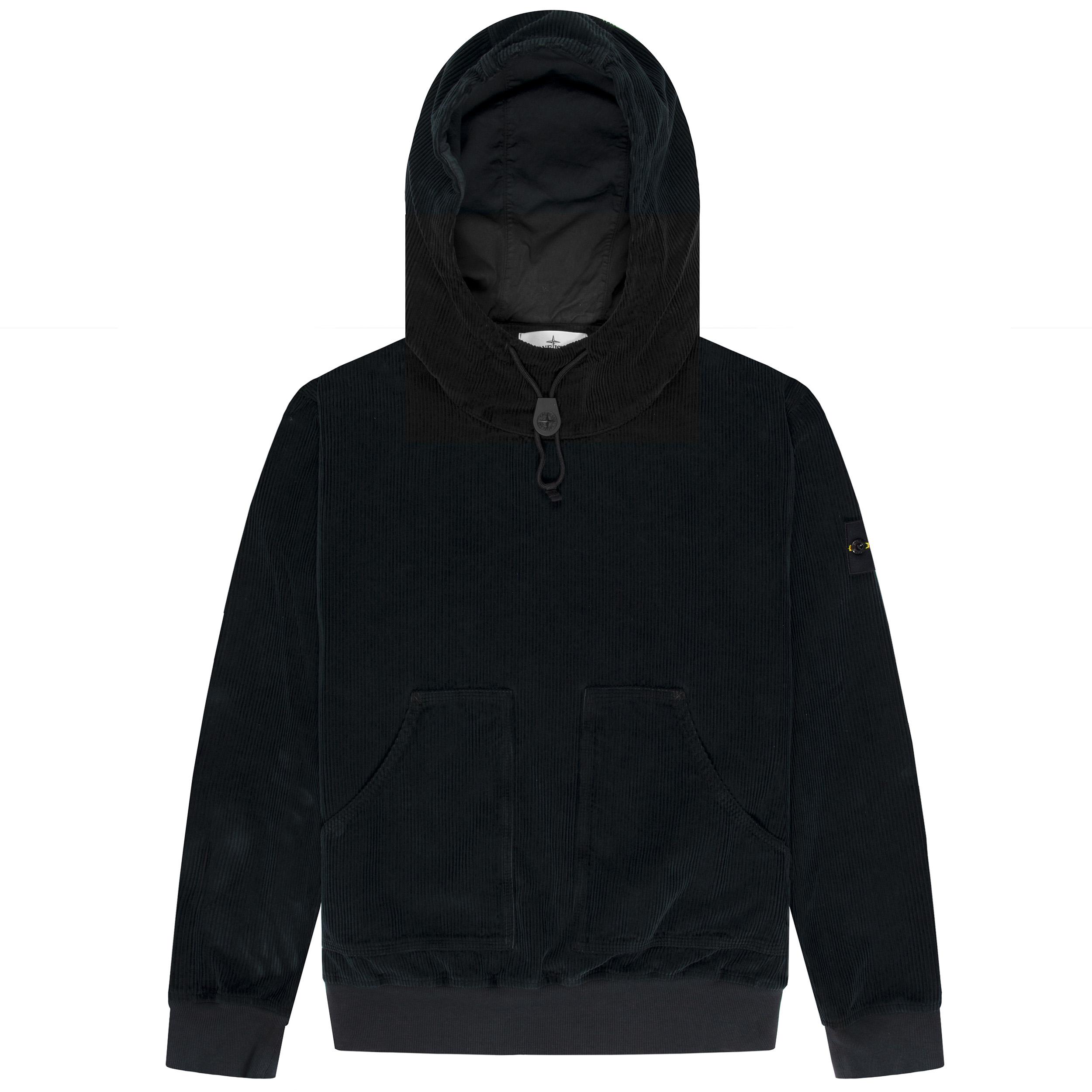 Stone island black smock sale