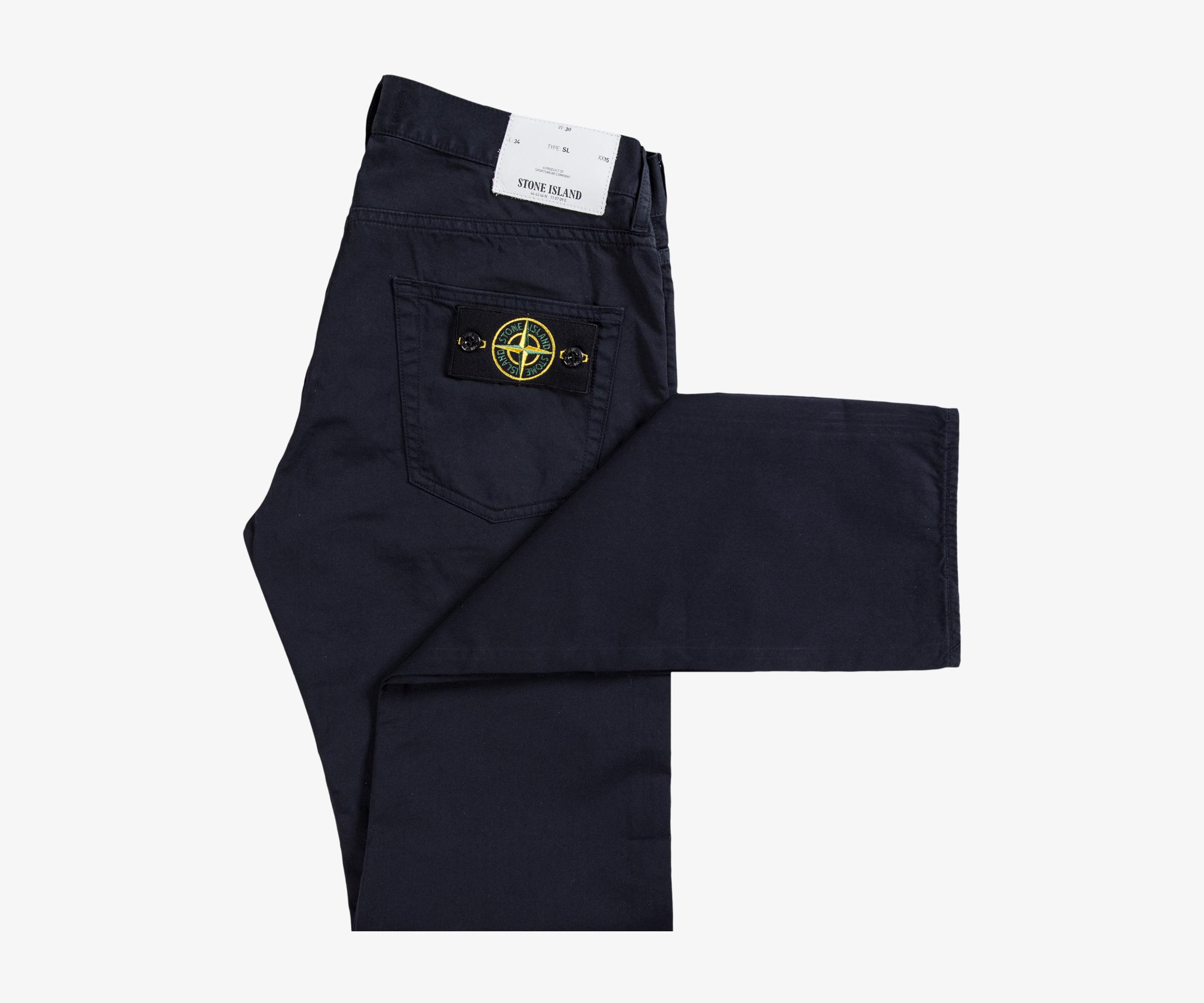 stone island cotton satin slim fit jeans
