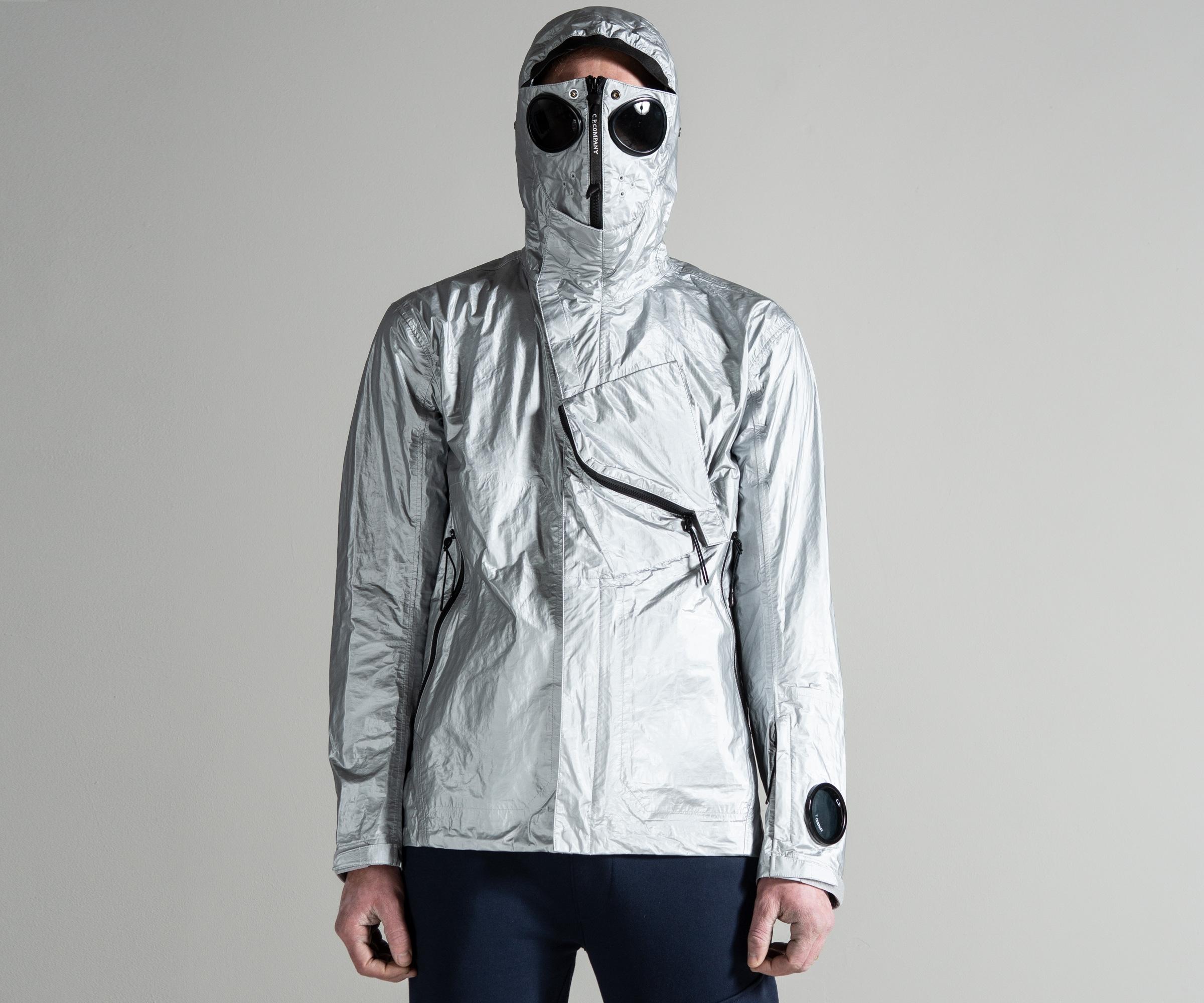 C.P. Company La Mille 'memec' Goggle Jacket Silver for Men | Lyst UK