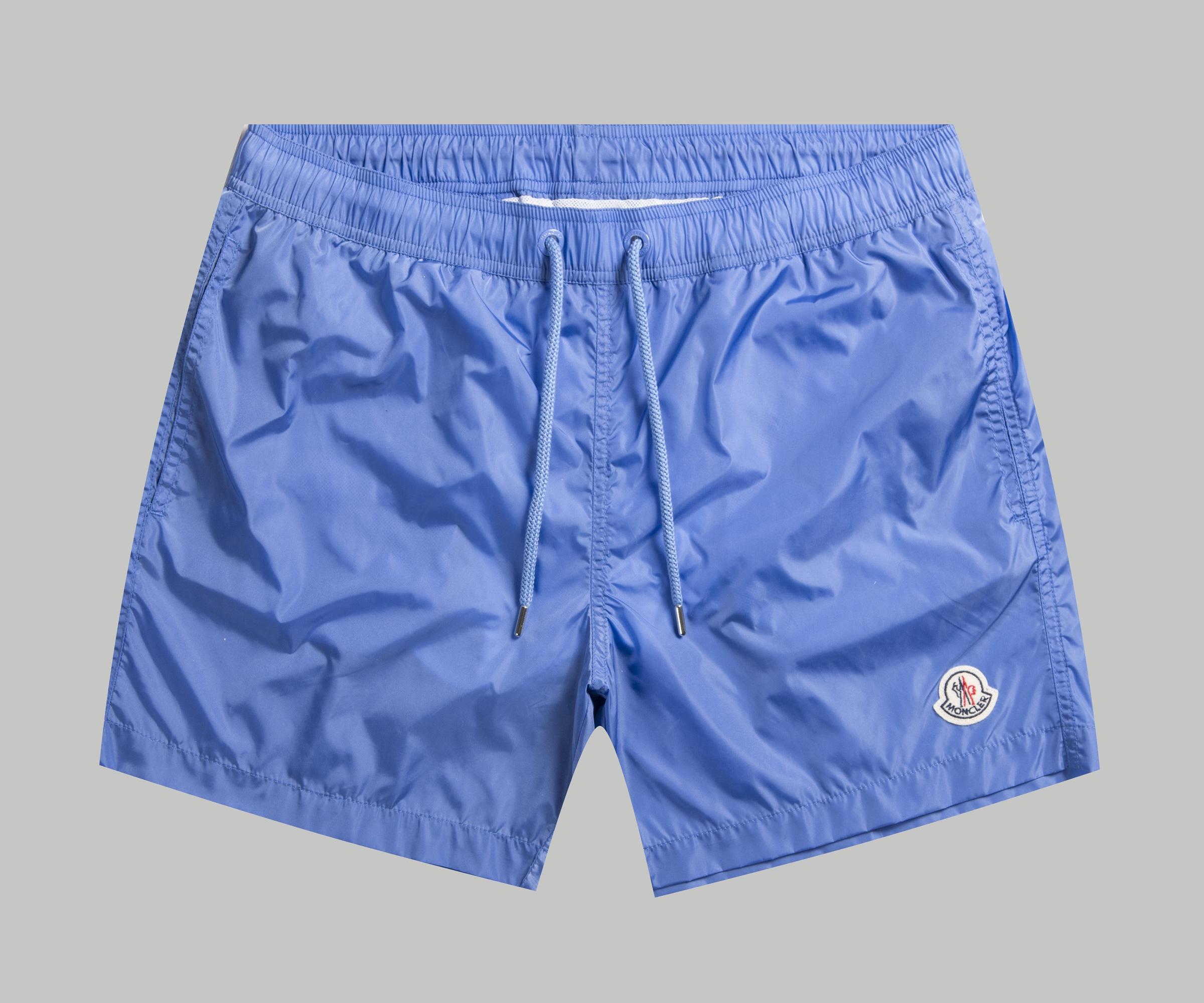 Moncler Synthetic Swim Shorts Sky Blue for Men - Lyst