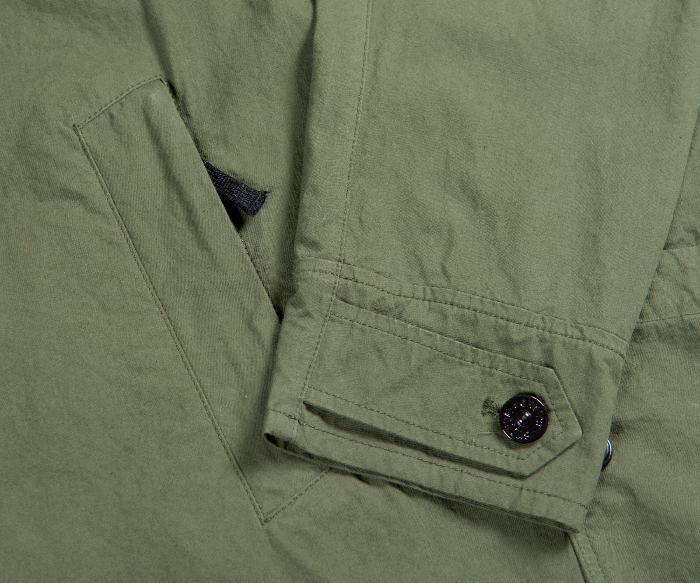 Stone Island 'old School' Cotton/cordura Jacket Olive in Green for Men -  Lyst