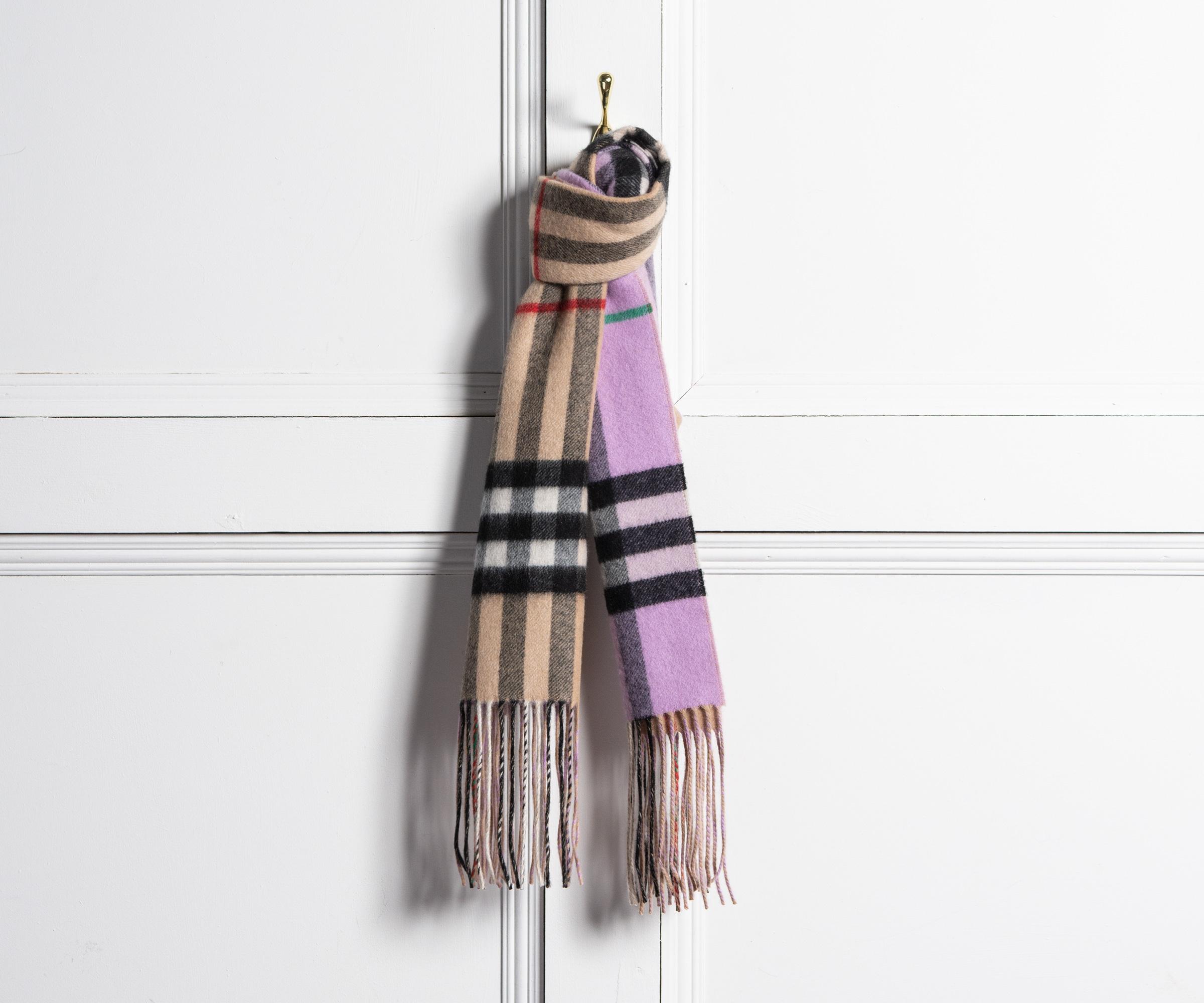 burberry reversible scarf