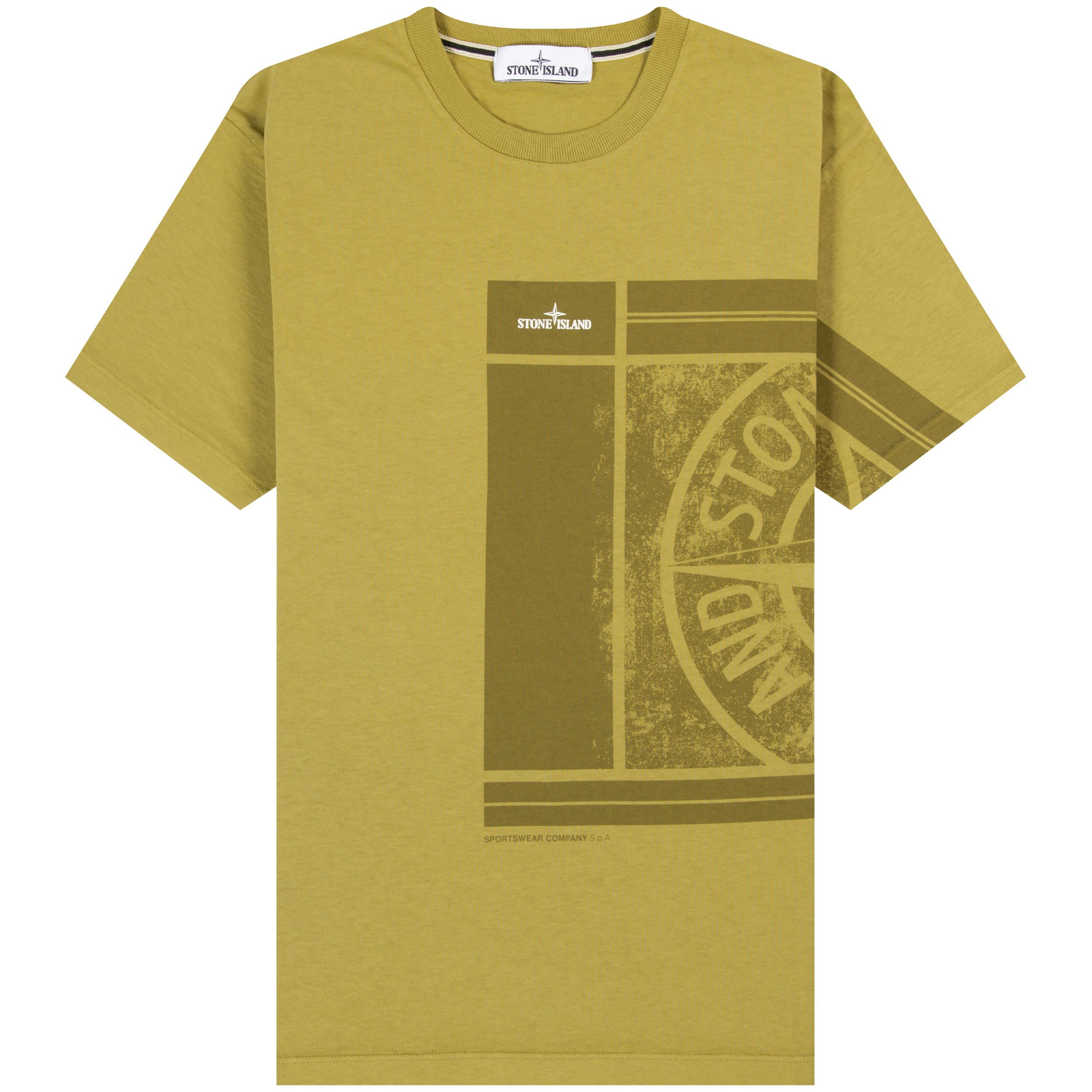 stone island large logo t shirt
