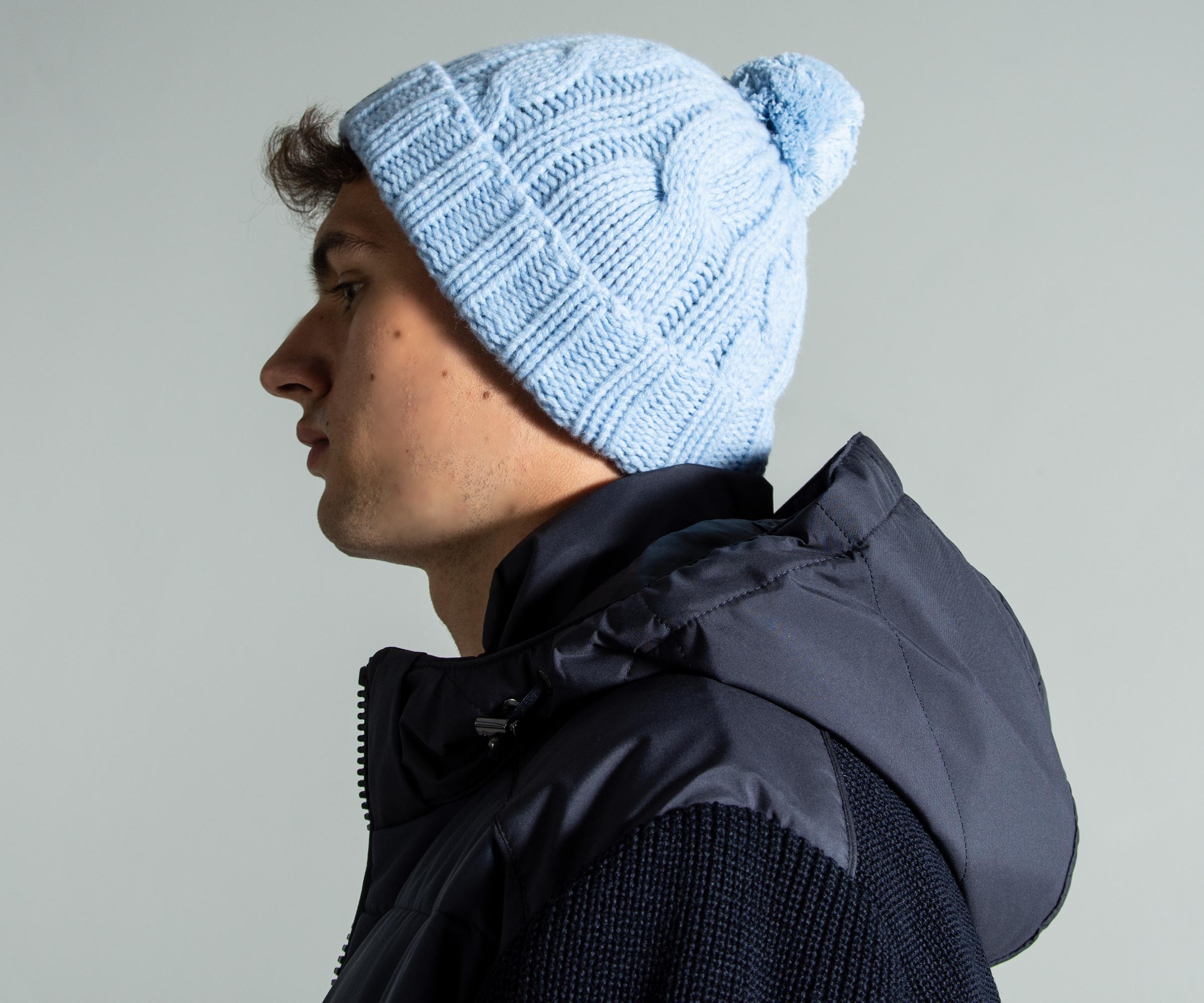 paul and shark bobble hat