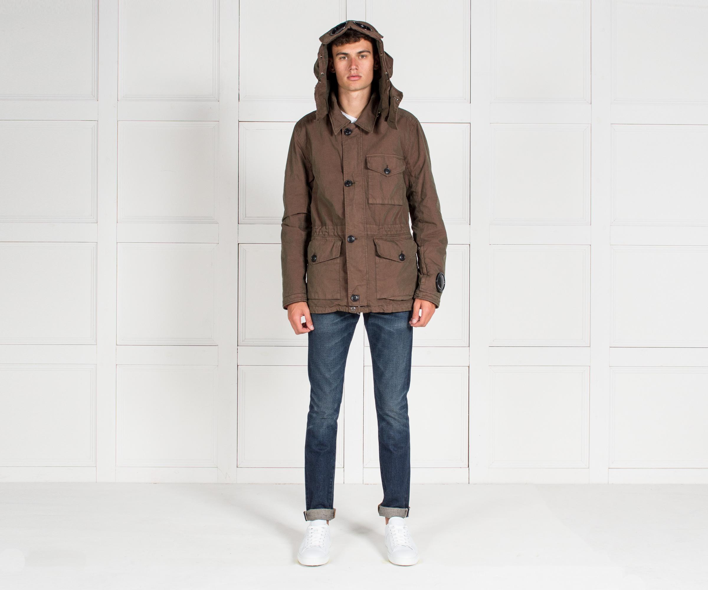 C.P. Company Synthetic 'classic Mille Miglia' Goggle Jacket Khaki in  Natural | Lyst