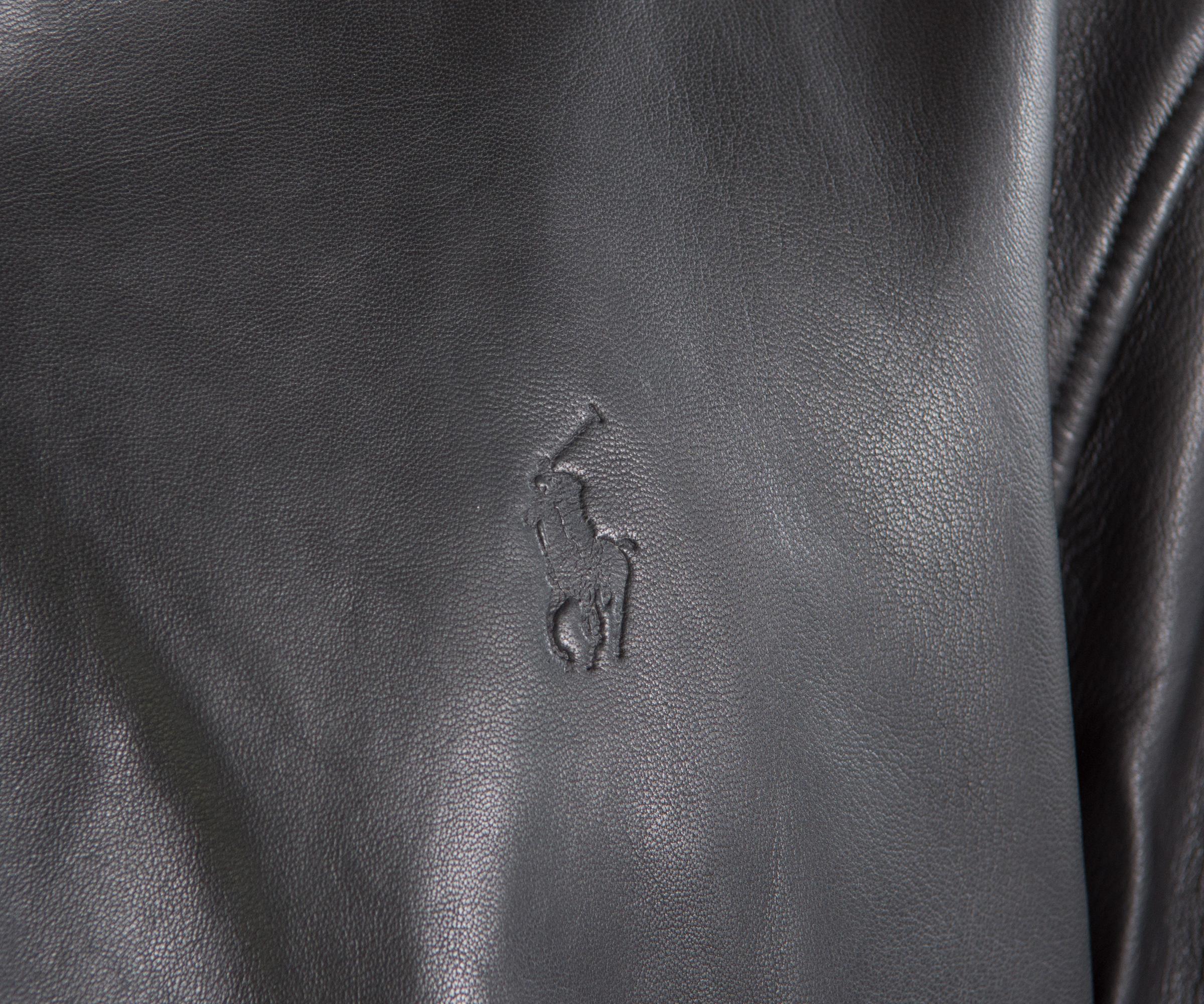 Ralph Lauren 'maxwell' Windbreaker Leather Jacket Black for Men | Lyst UK