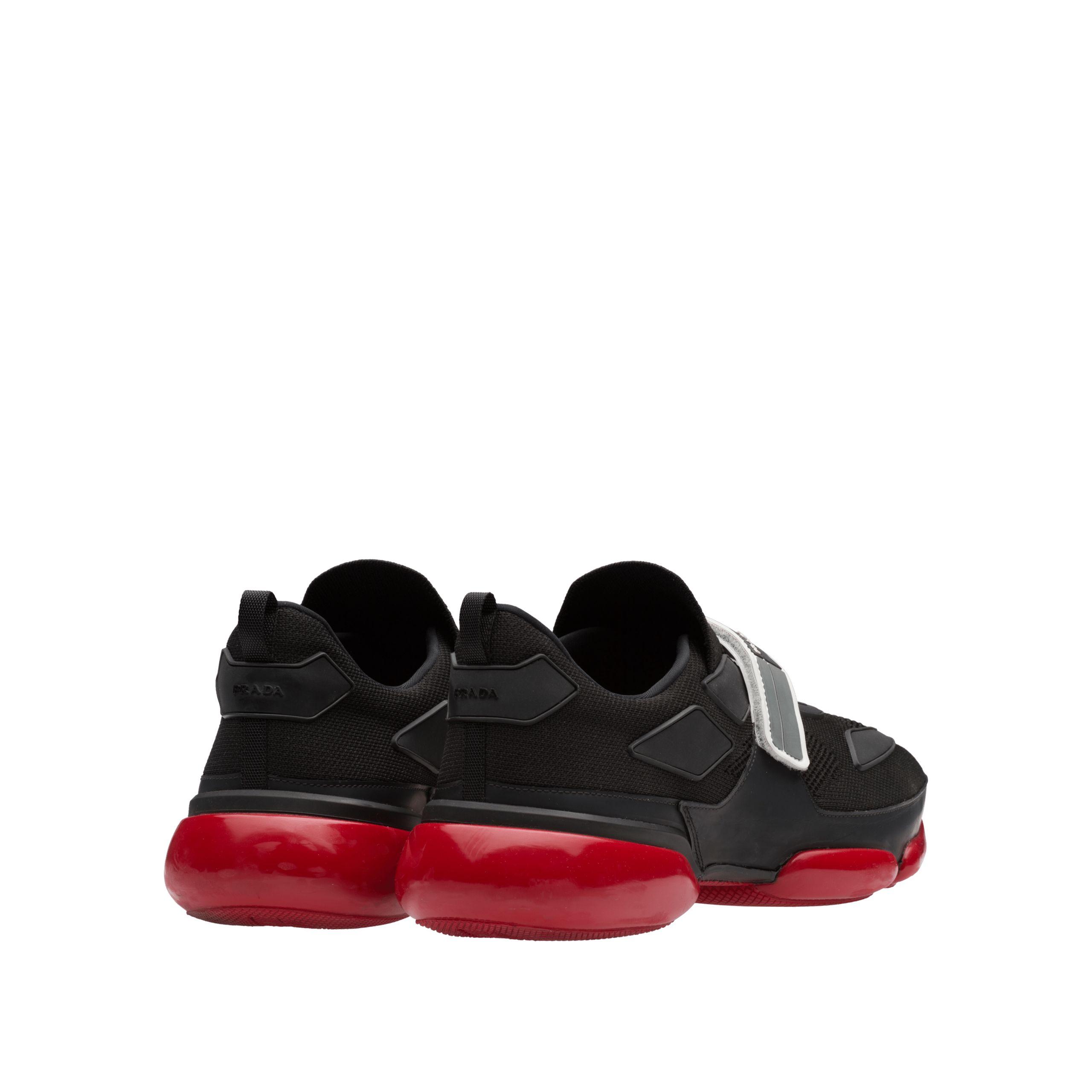 prada cloudbust black and red