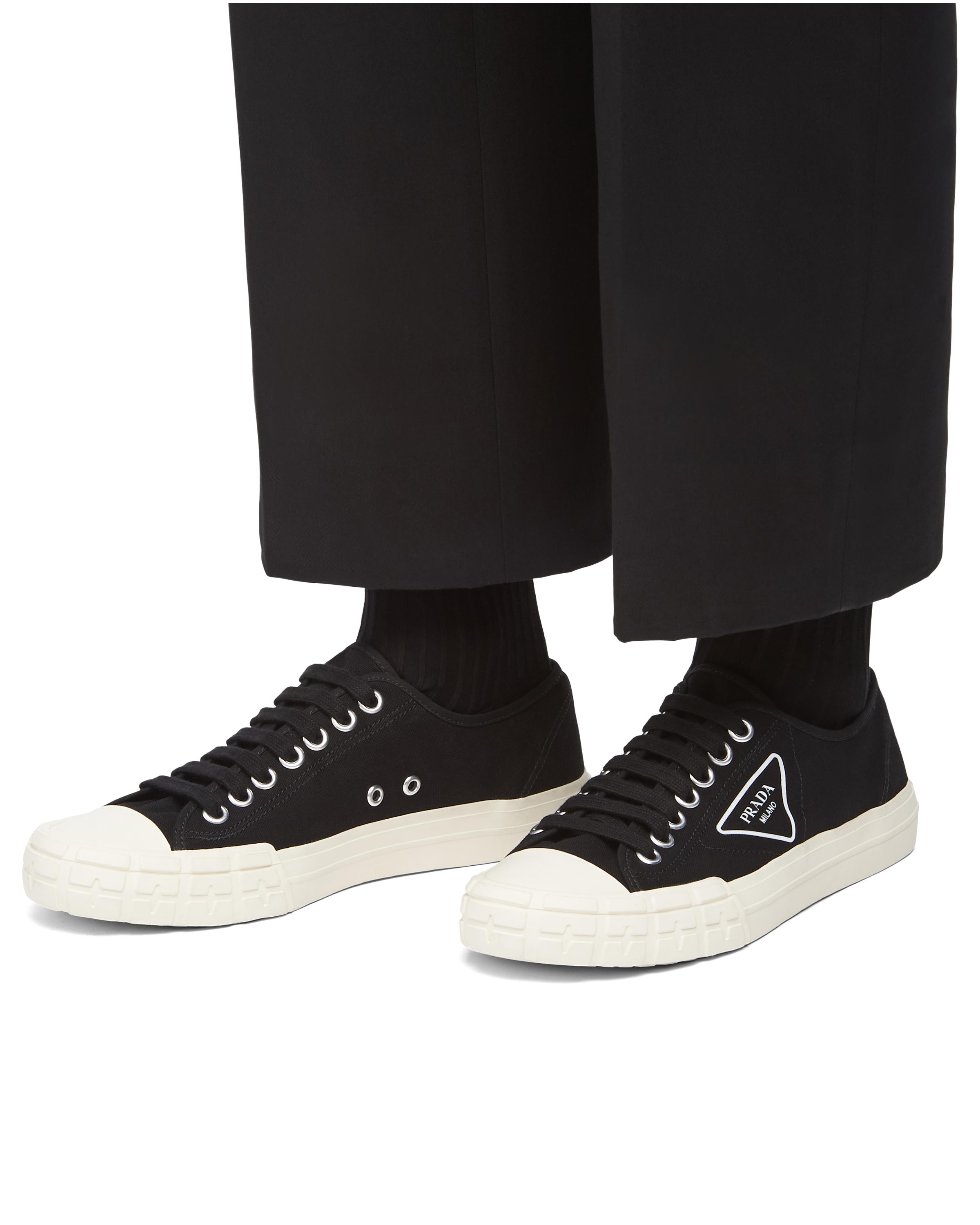 prada canvas sneakers