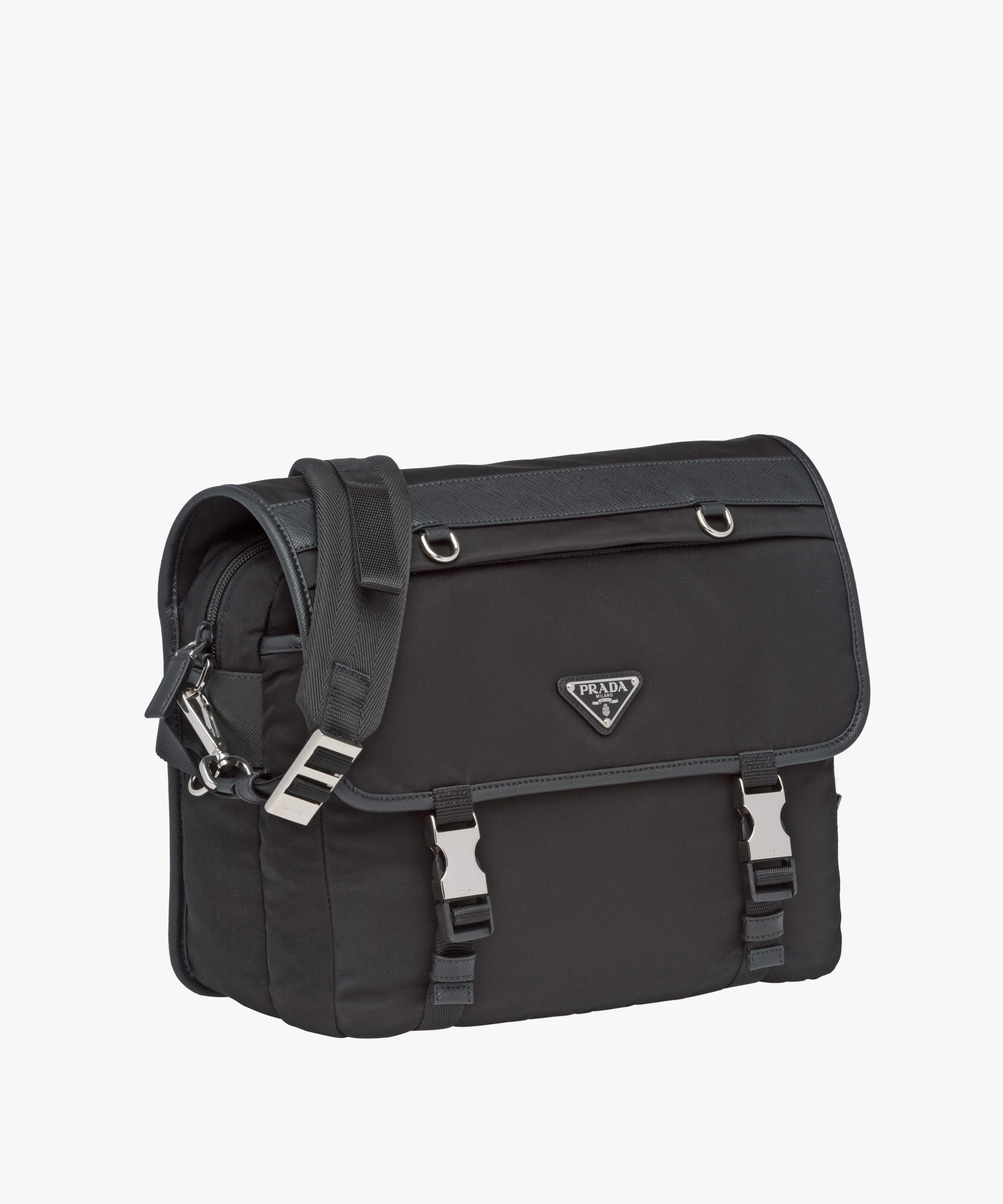 prada tessuto flap shoulder bag