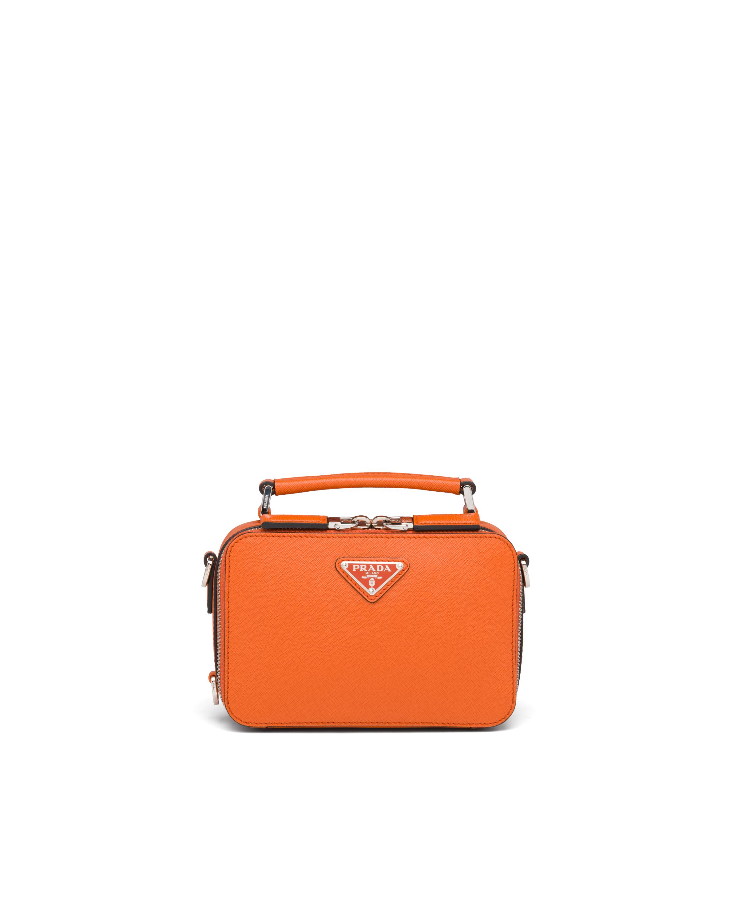 Prada Brique Shoulder Bag - Orange for Men
