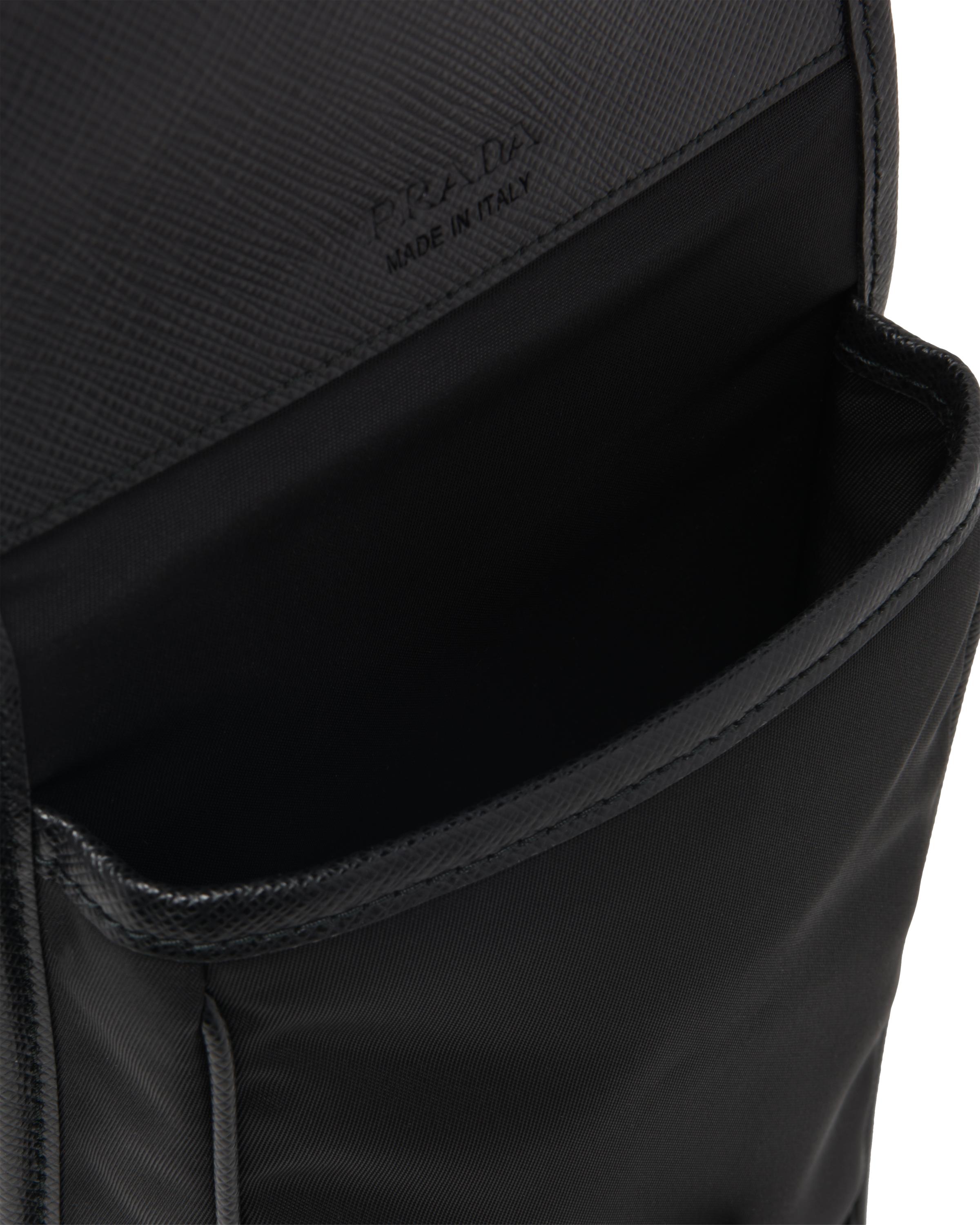 Prada Synthetic Re-nylon And Saffiano Leather Smartphone Case in 
