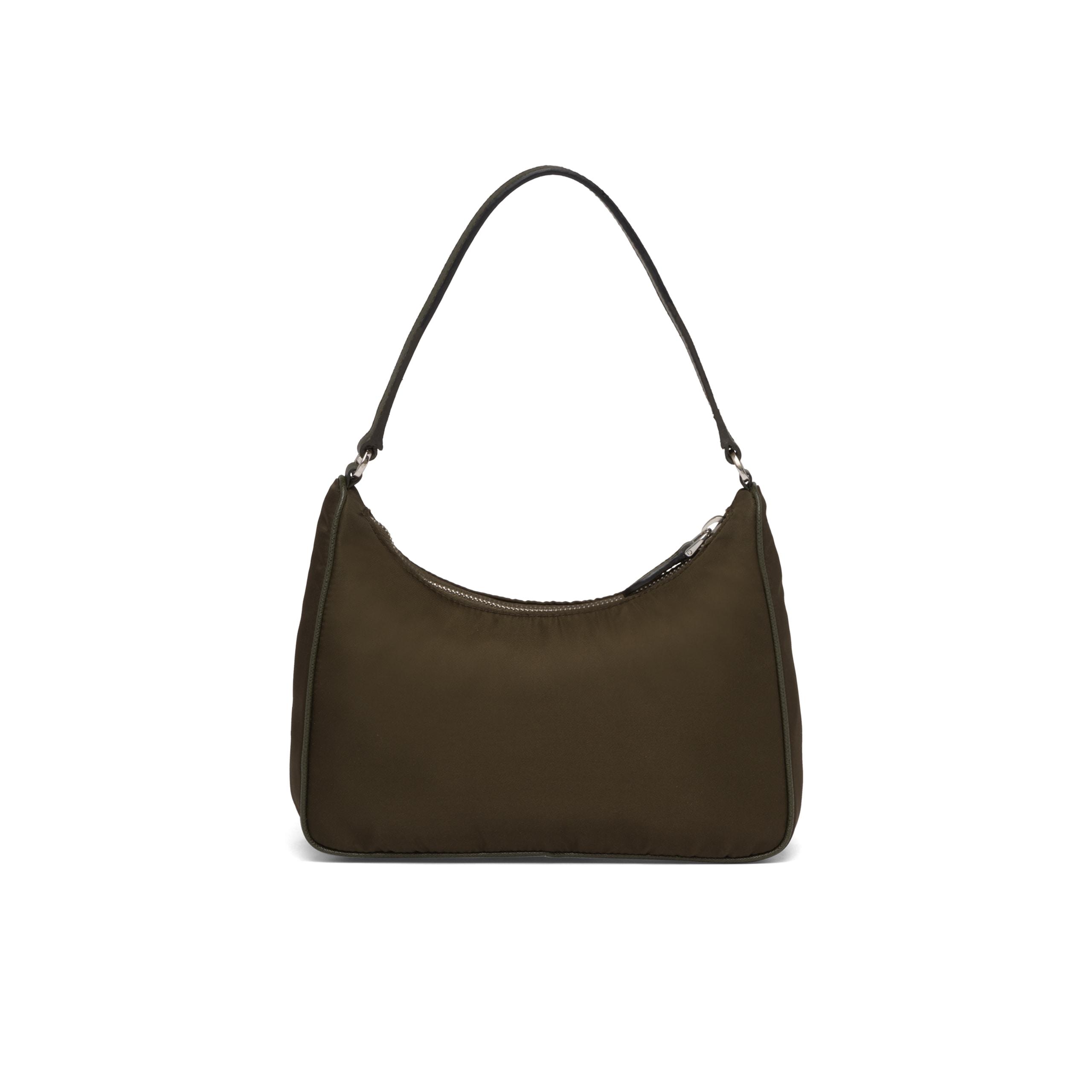 Women's Shoulder Bags in Saffiano Leather & Nylon