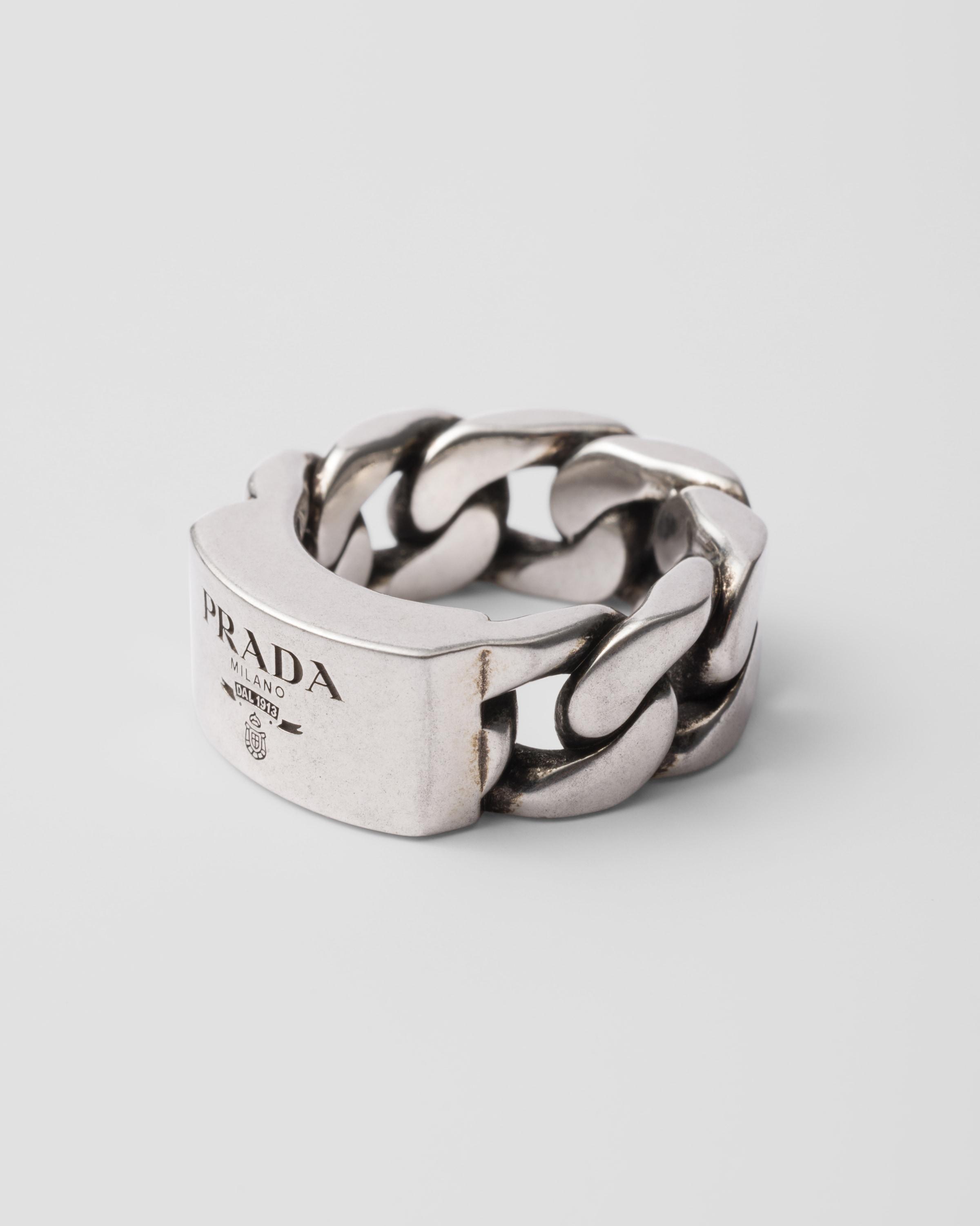 Prada Chain Ring for Men | Lyst