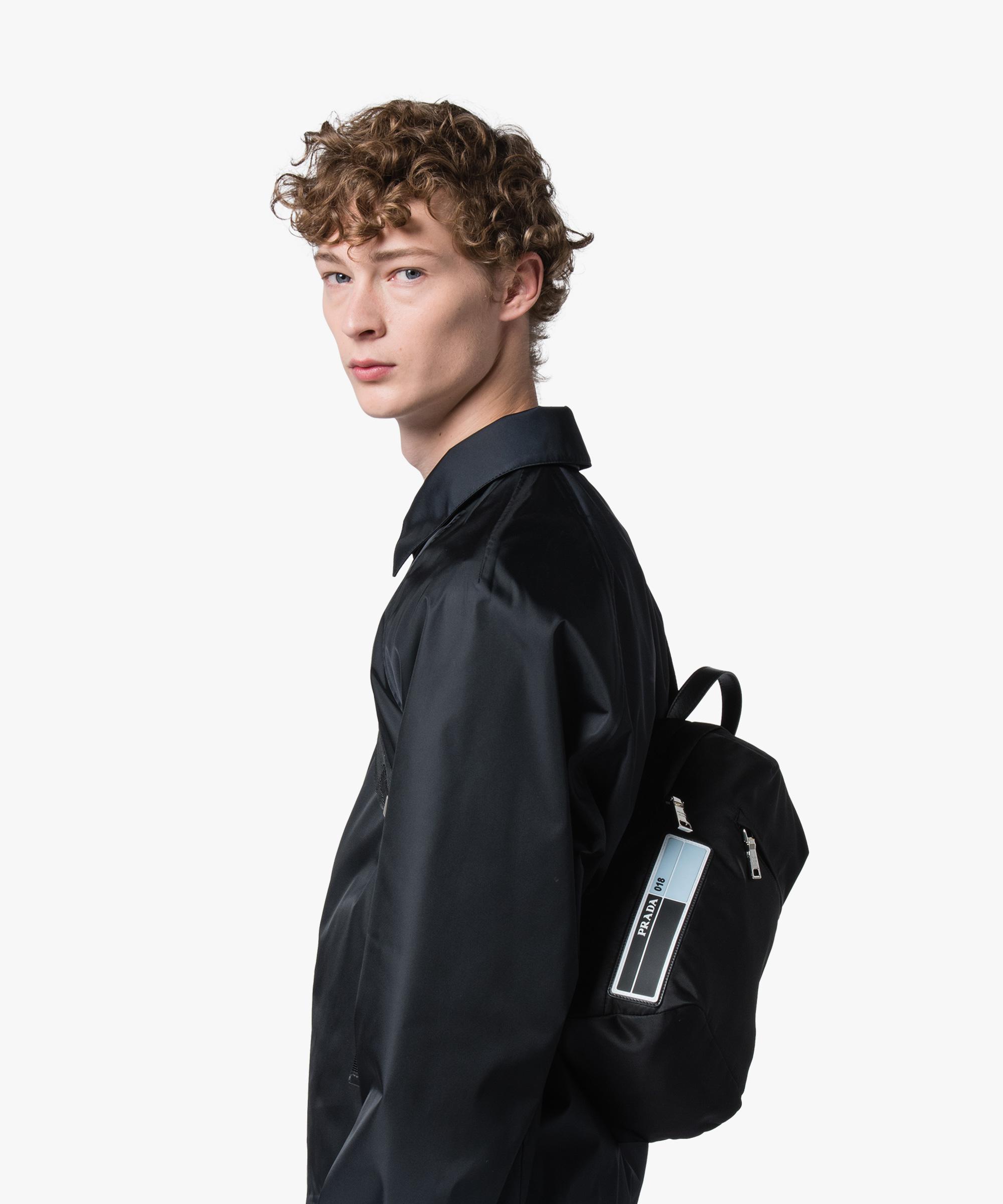 prada nylon one shoulder backpack