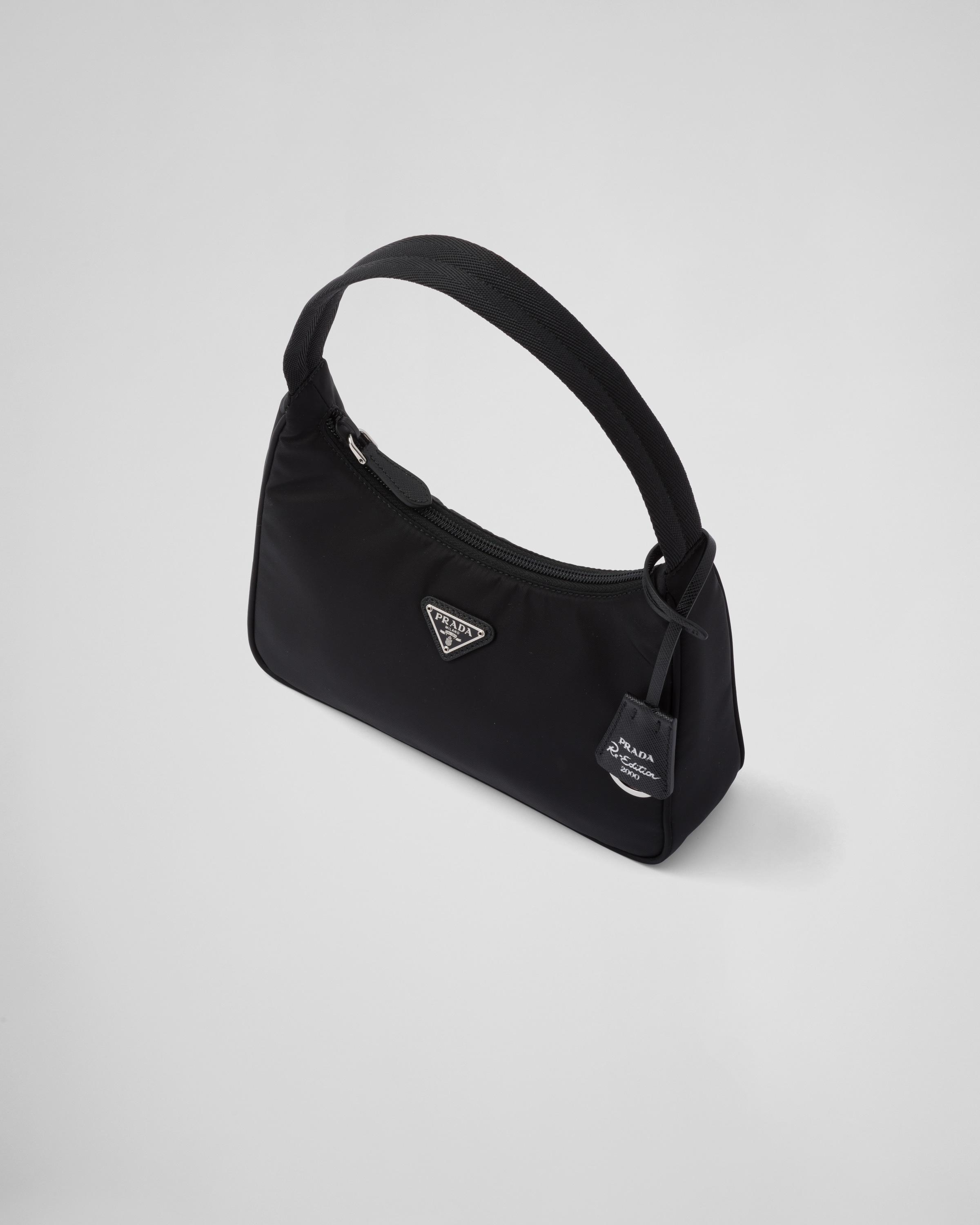 Prada Re-Edition 2000 Mini Bag Nylon Black in Nylon/Saffiano Leather with  Silver-tone - US