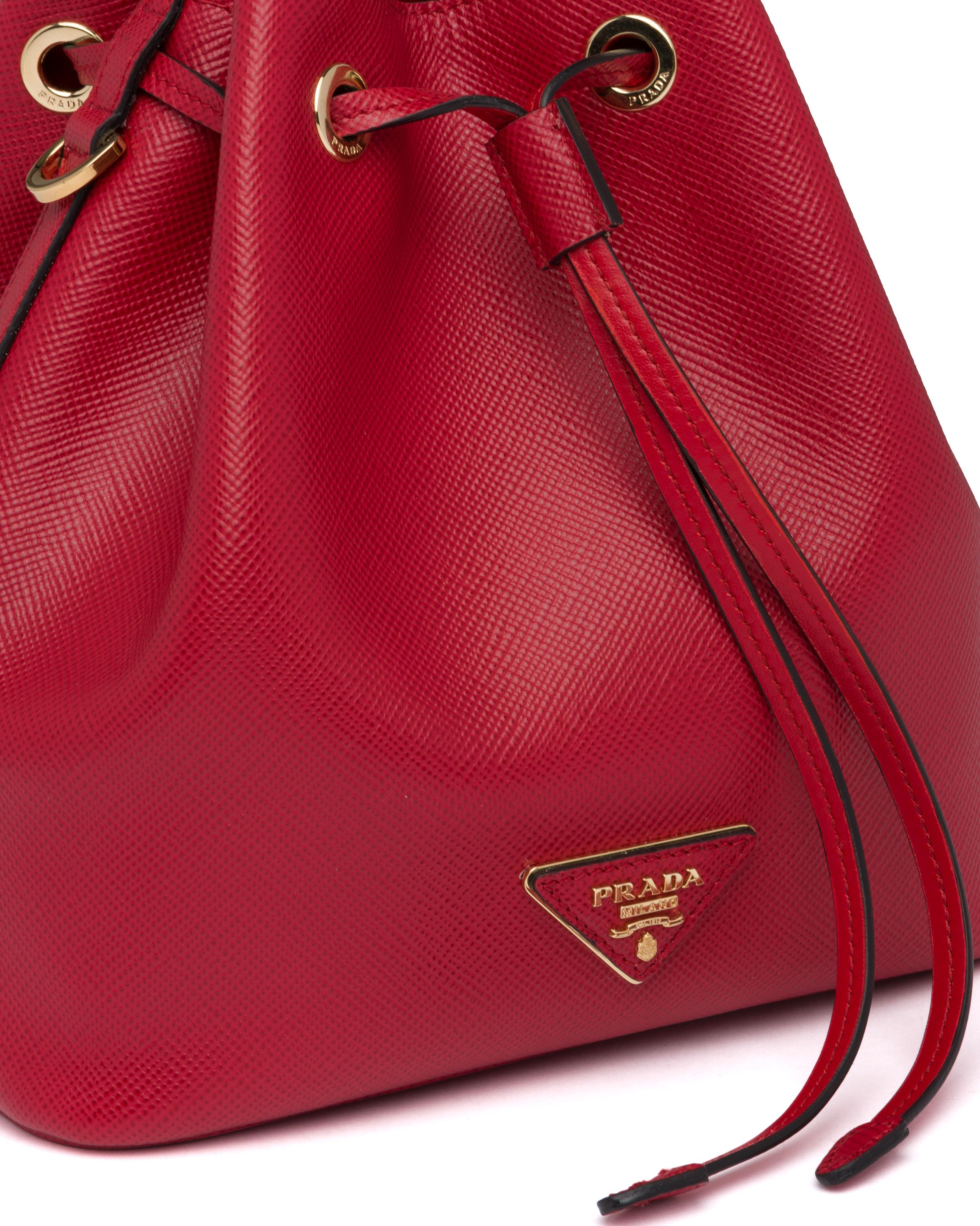 prada saffiano bag red