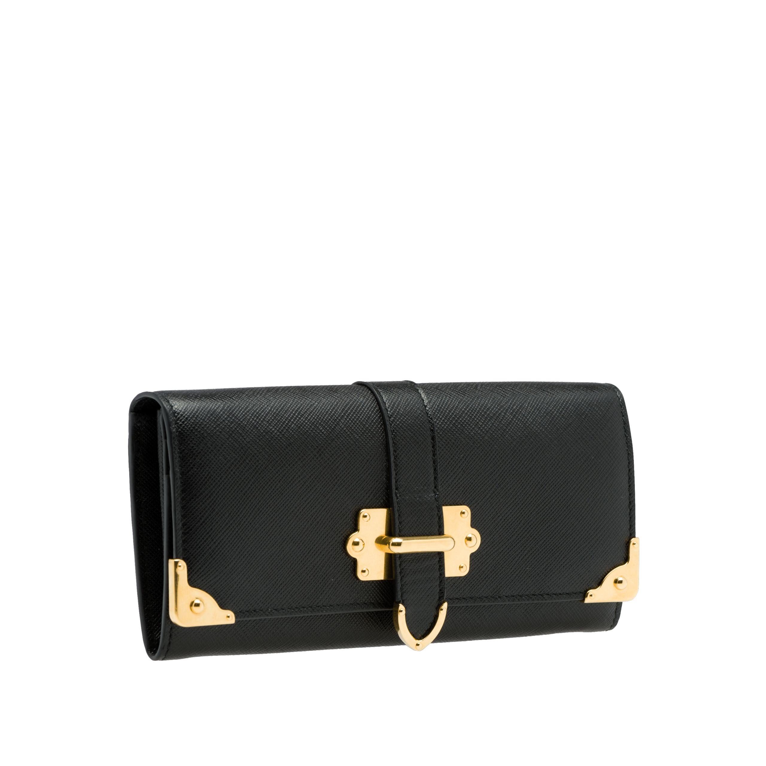 prada cahier wallet