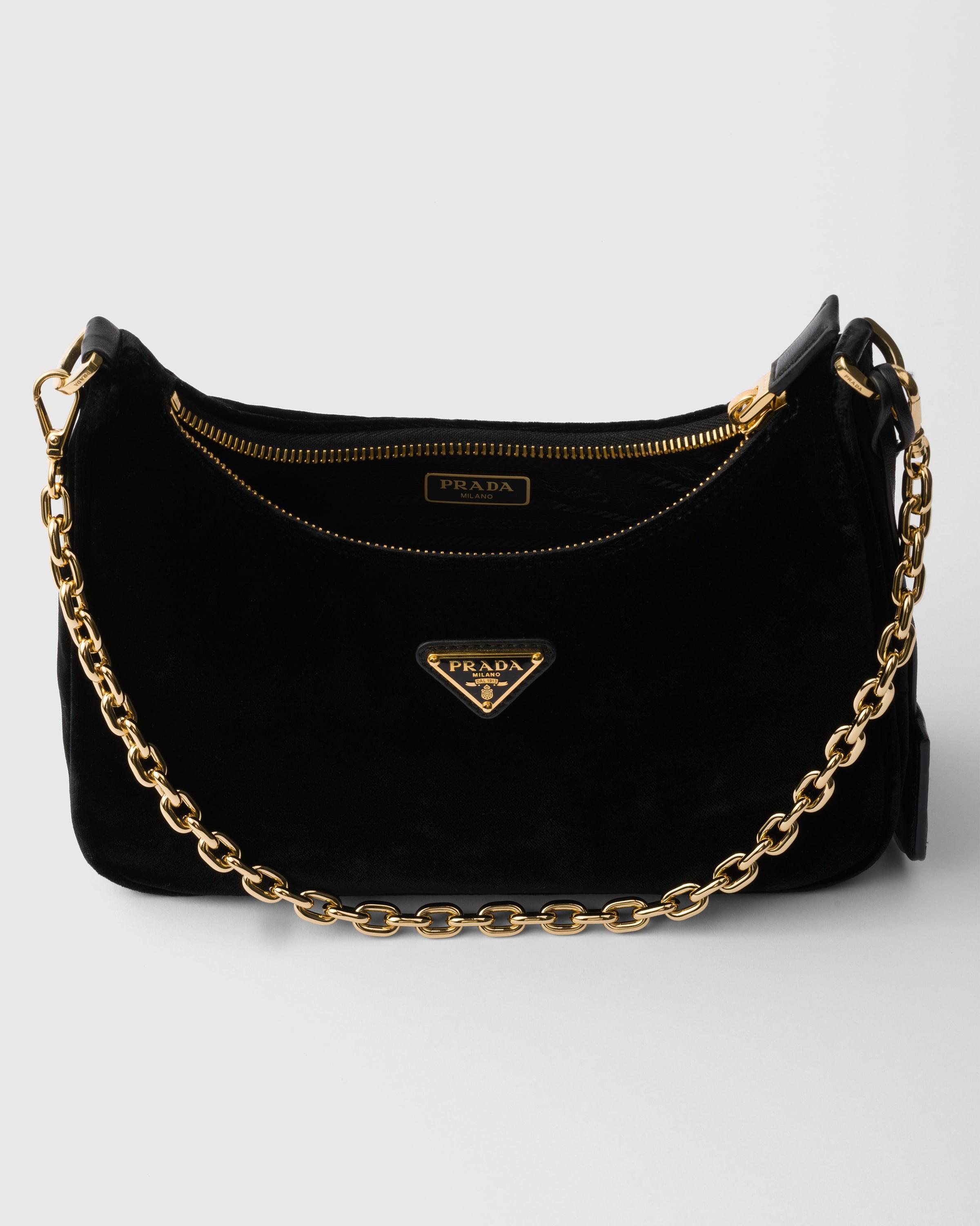Prada Re Edition Velvet Mini Bag in Black Lyst UK