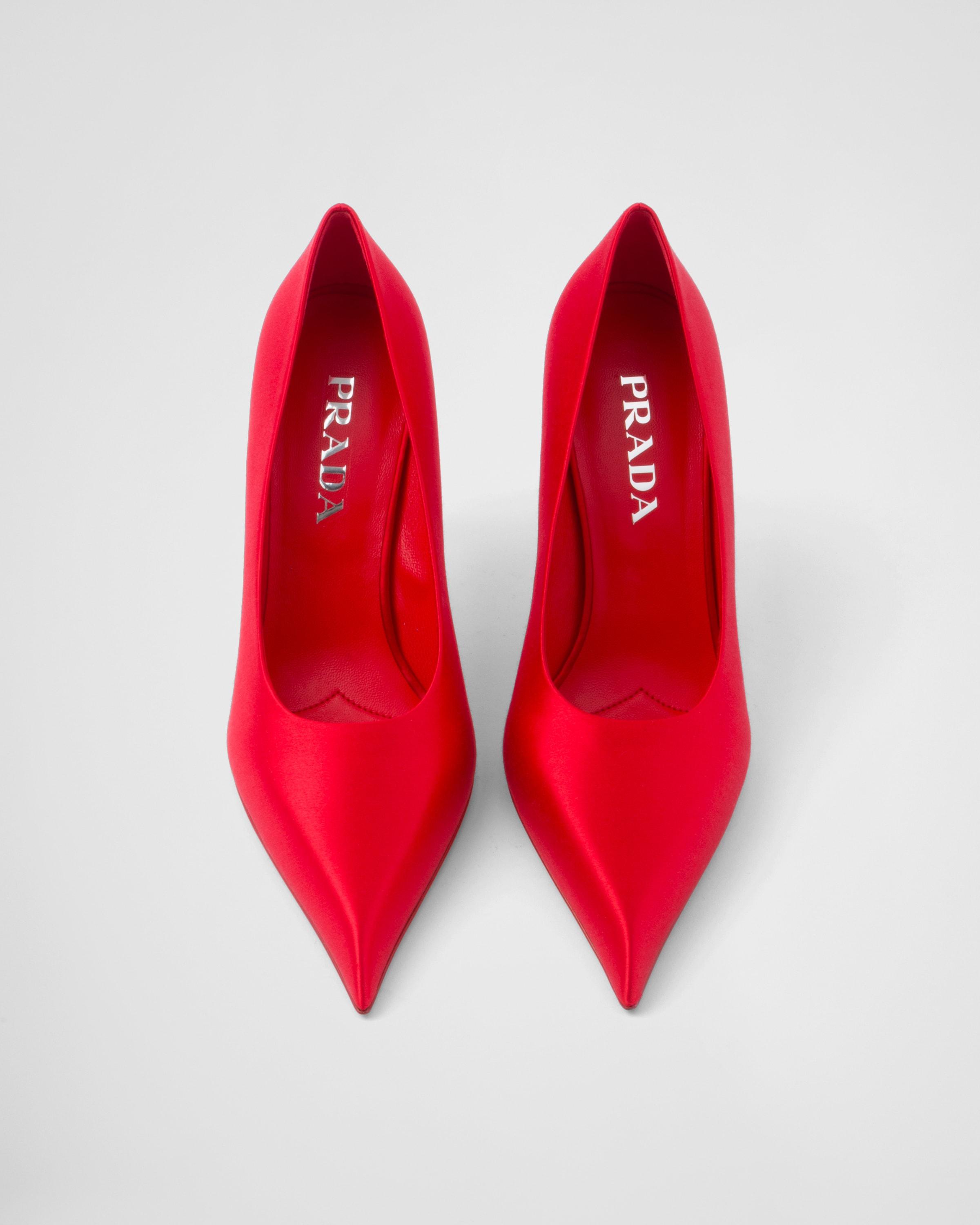 Prada Satin Pumps in Red Lyst UK