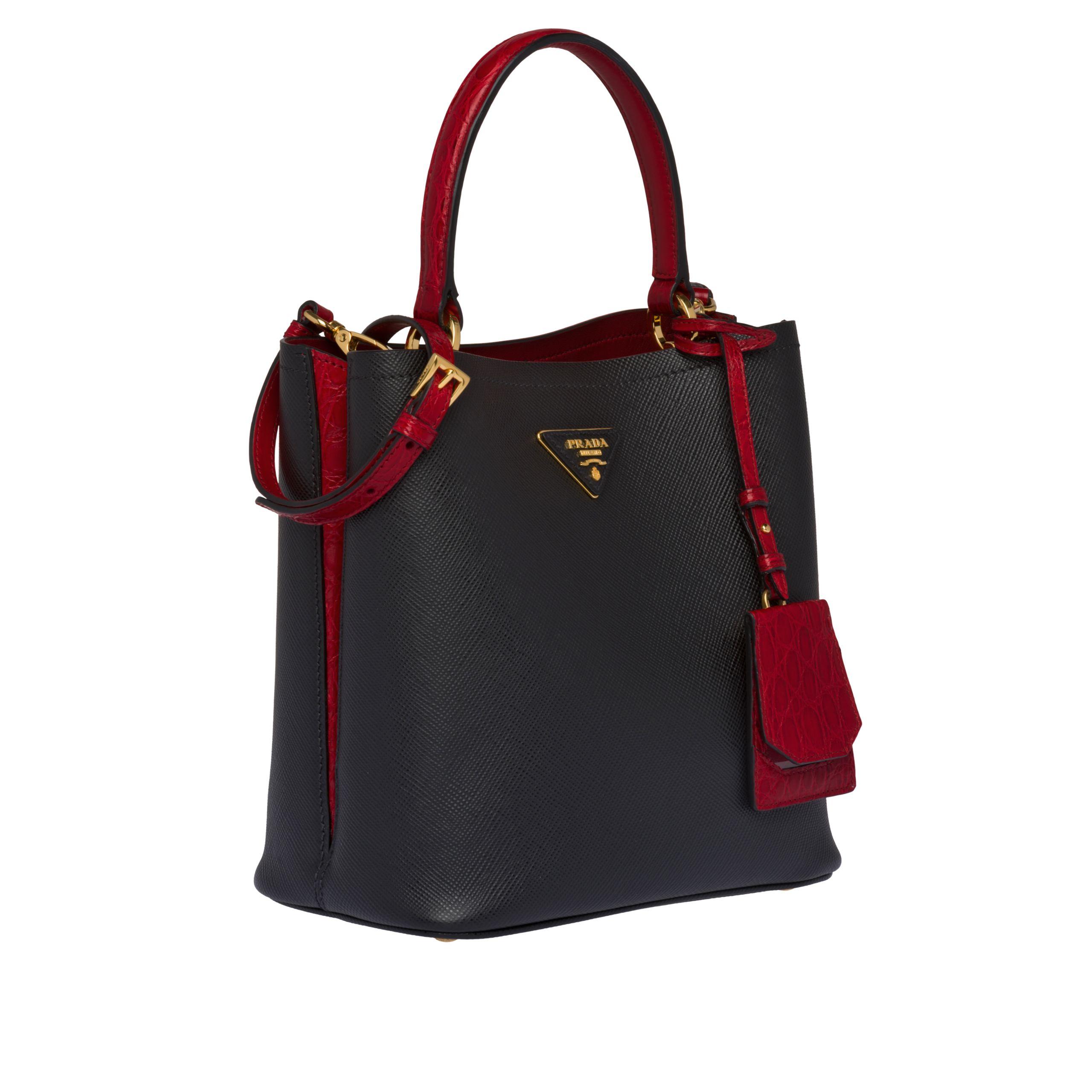 prada red crocodile bag