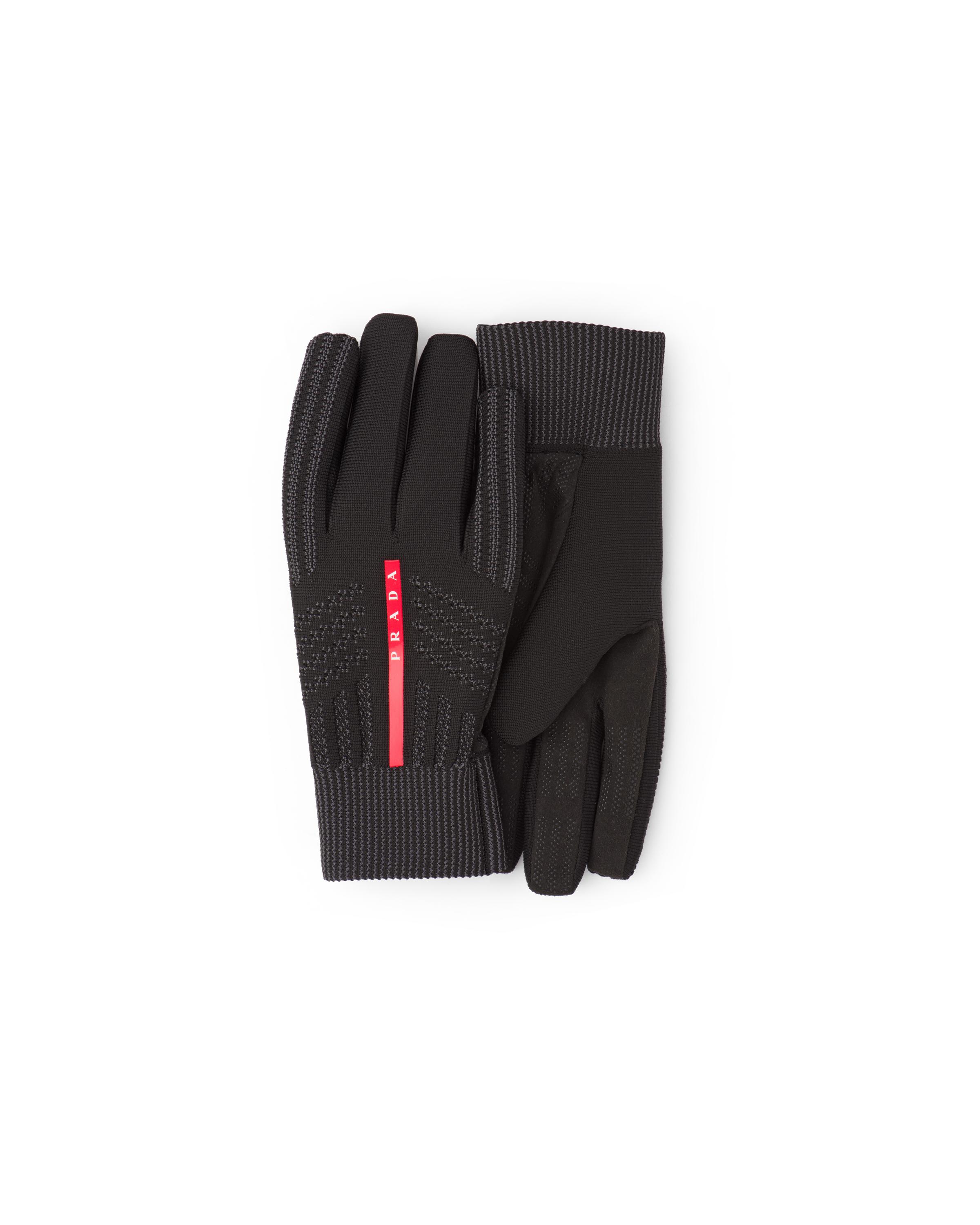 【関税&送料込】Prada Black Stretch Wool Blend Gloves Men's Prada Winter gloves, size Ei kokoa (Black) | Emmy