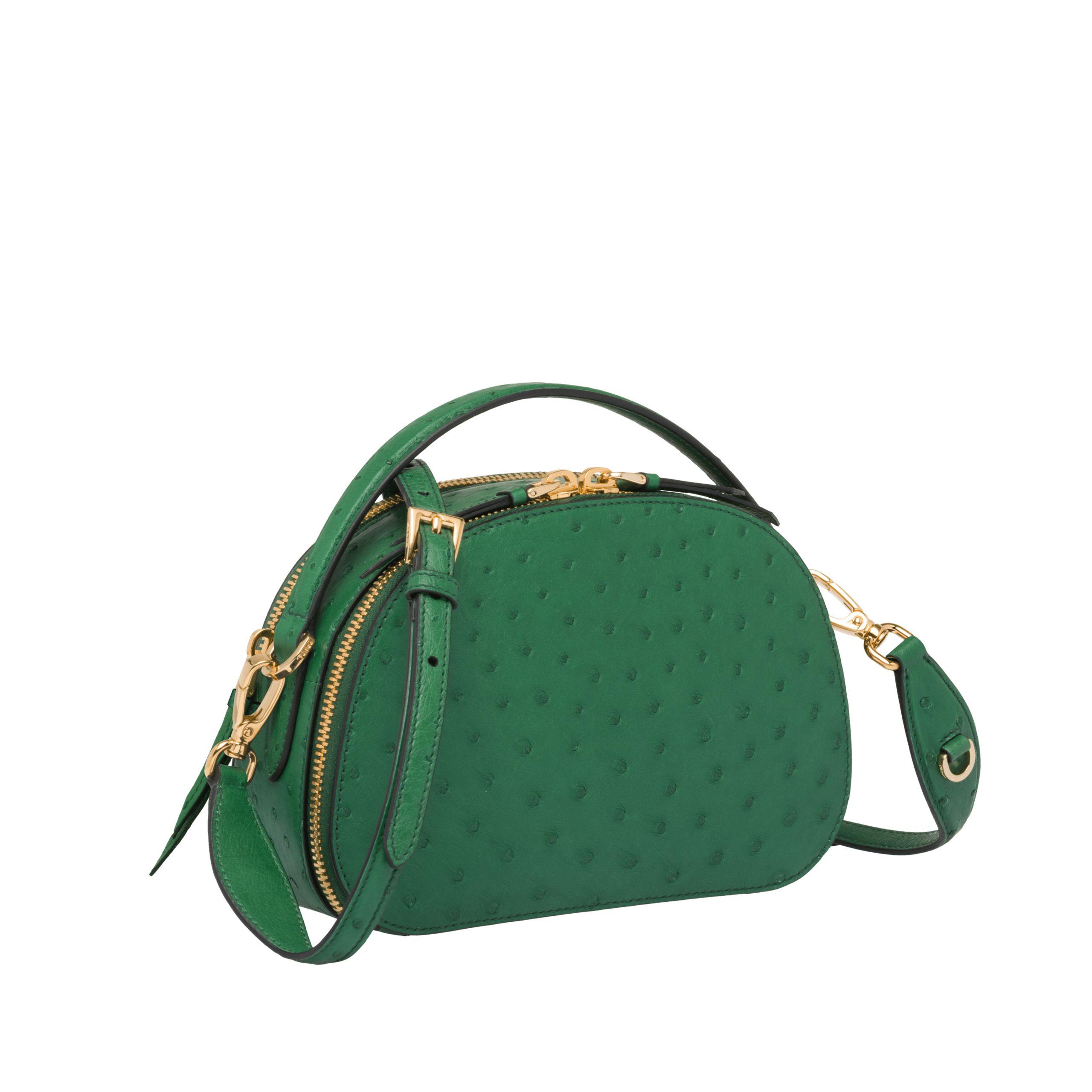 prada ostrich bag